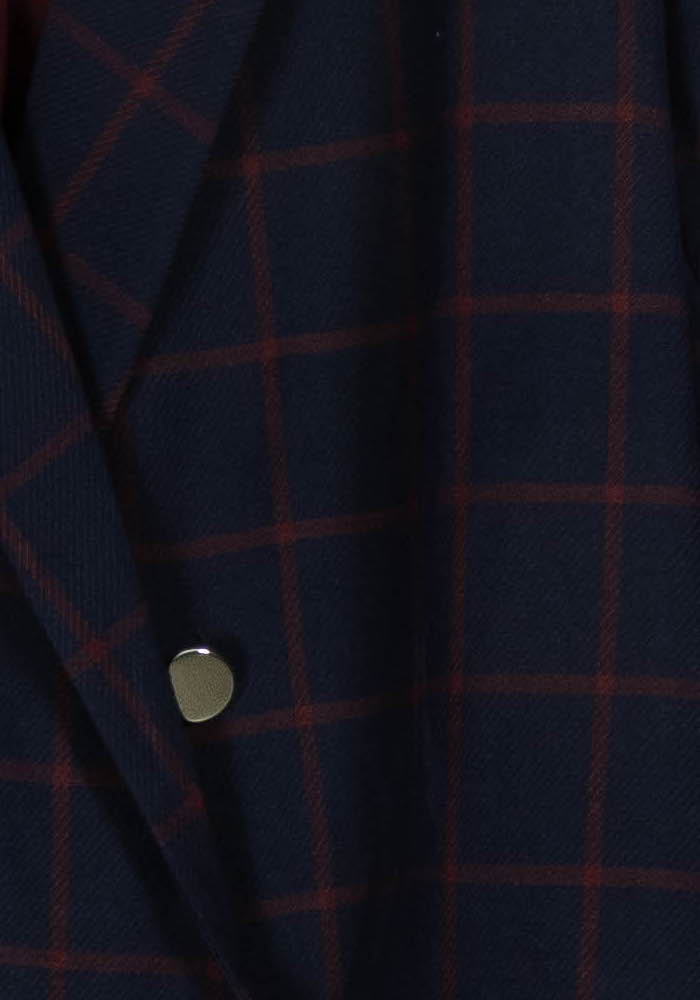 Blazer Bleu Marine et Bordeaux - Taille XL/42 - Image 3
