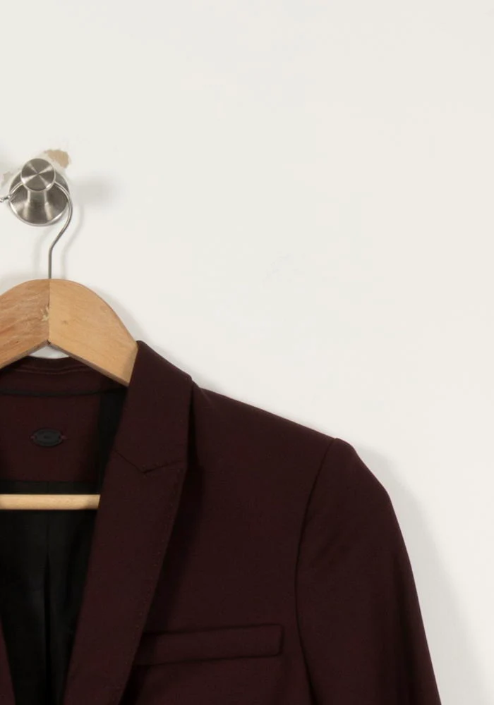 Blazer Bordeaux - Taille XS/34 - Image 3