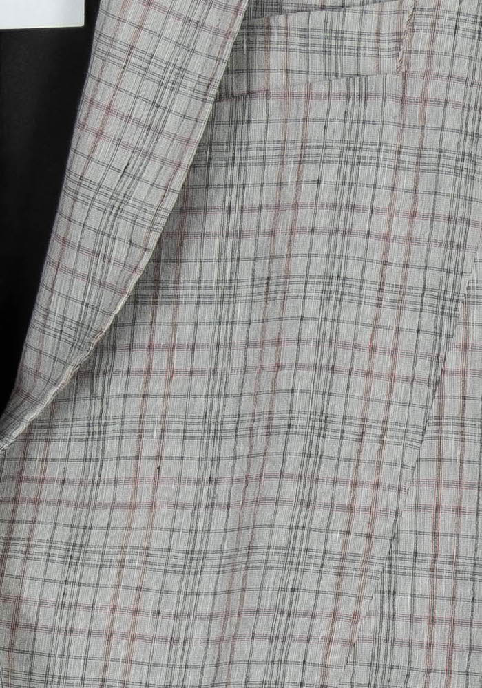 Blazer Gris et Rouge - Taille XS/34 - Image 3