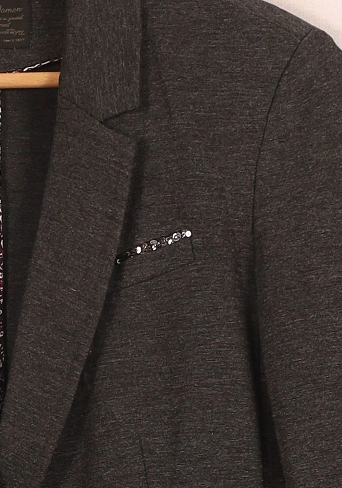 Blazer Gris - Taille XL/42 - Image 3