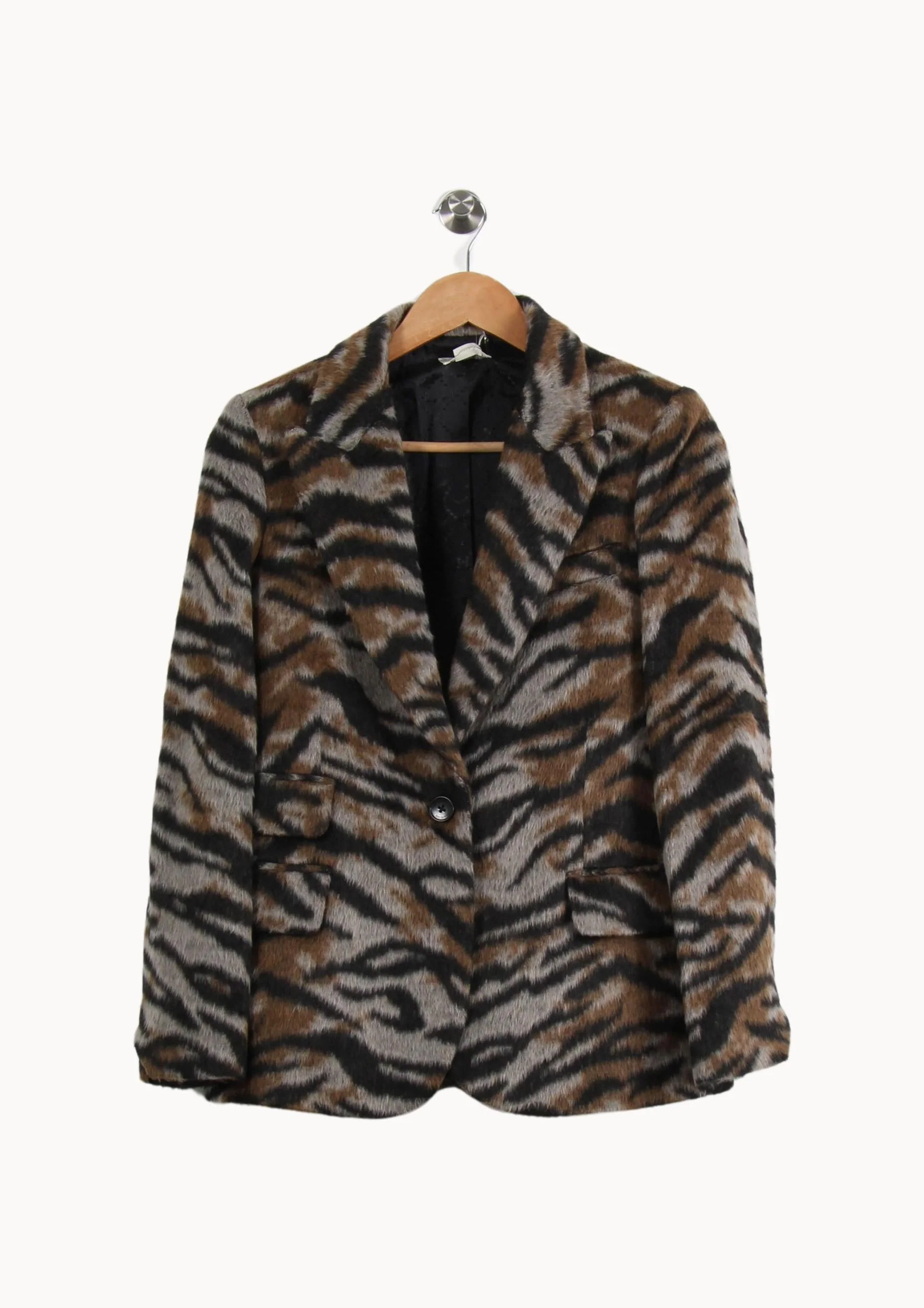 Blazer Marron et Noir - Taille XS/34 - Image 2