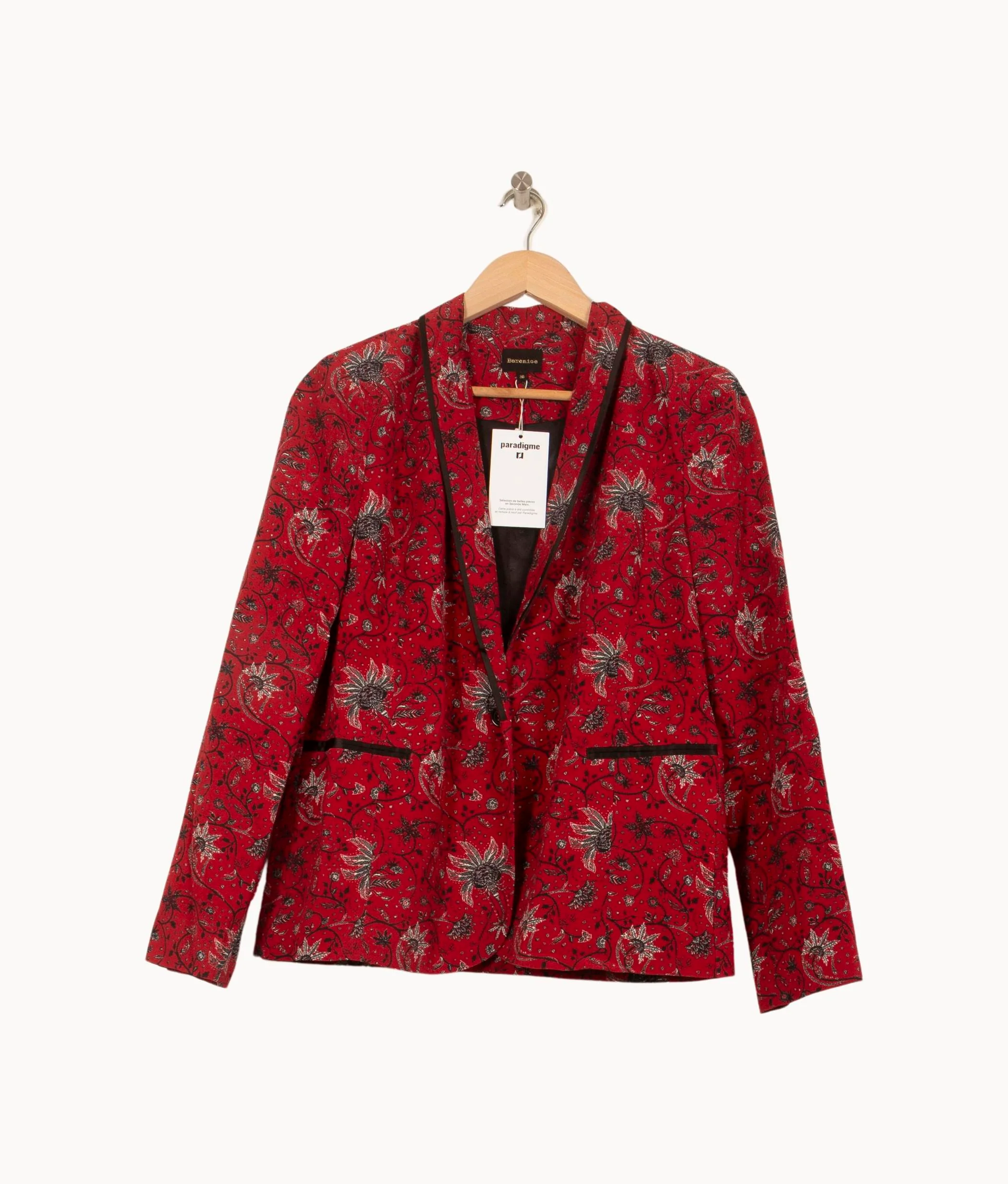 Blazer Rouge et Noir - Taille S/36 - Image 2