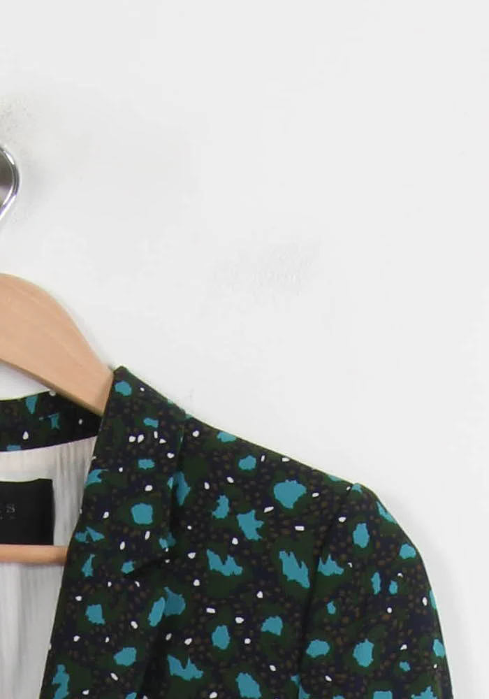 Blazer Vert et Noir - Taille XS/34 - Image 3