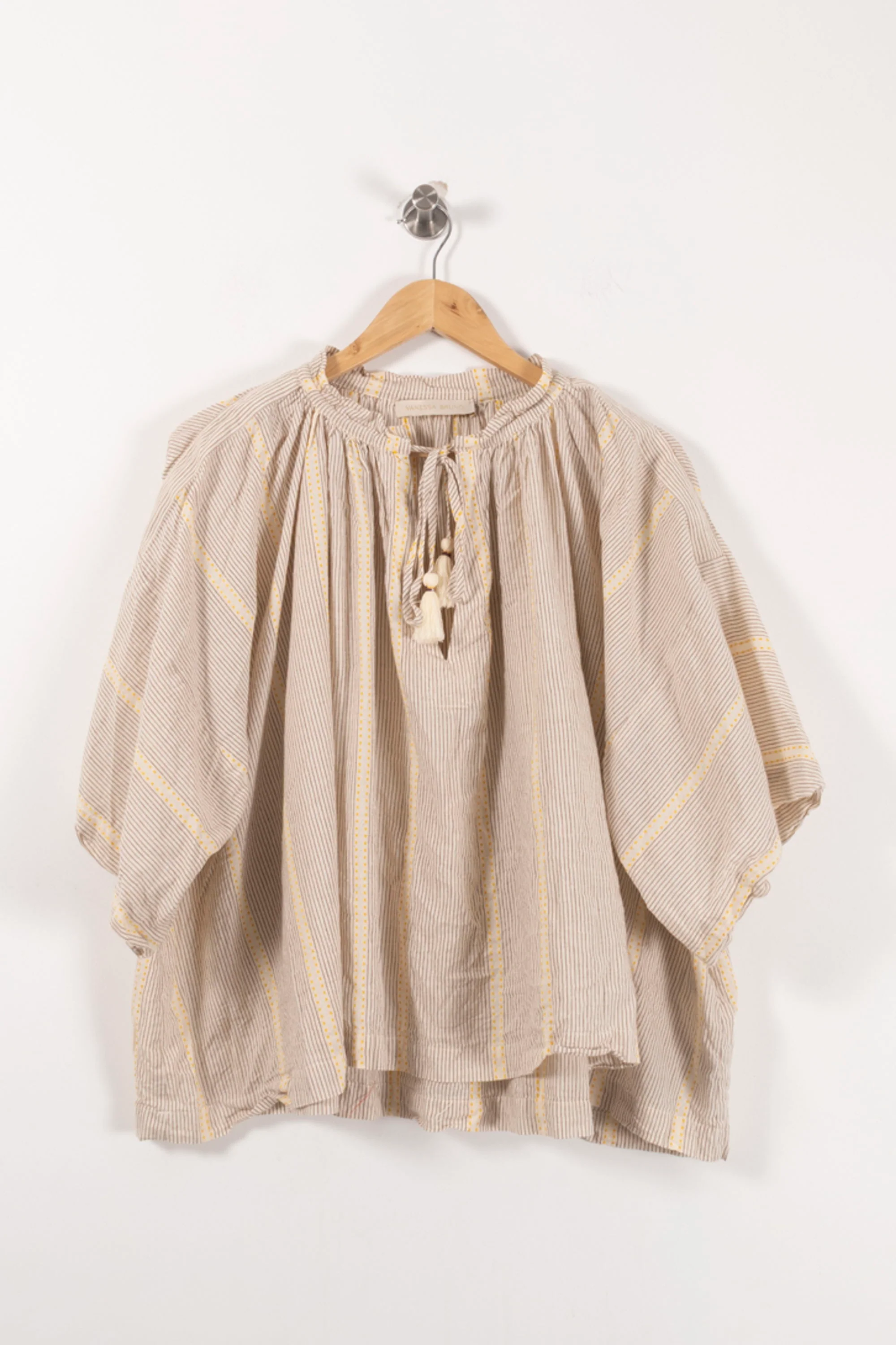 Blouse Beige et Jaune - Taille M/38 - Image 2