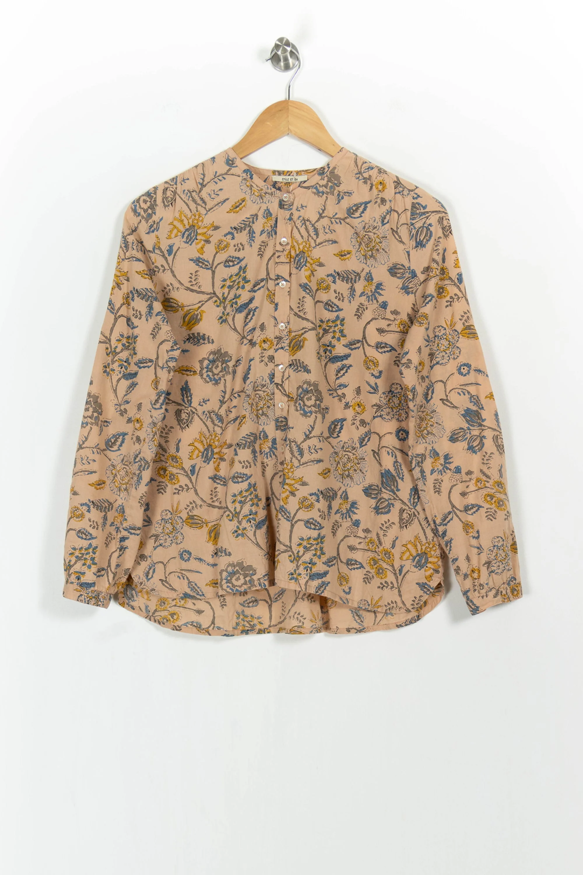 Blouse Beige et Jaune - Taille S/36 - Image 2