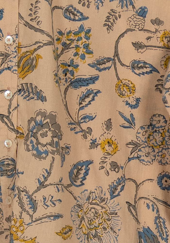 Blouse Beige et Jaune - Taille S/36 - Image 3