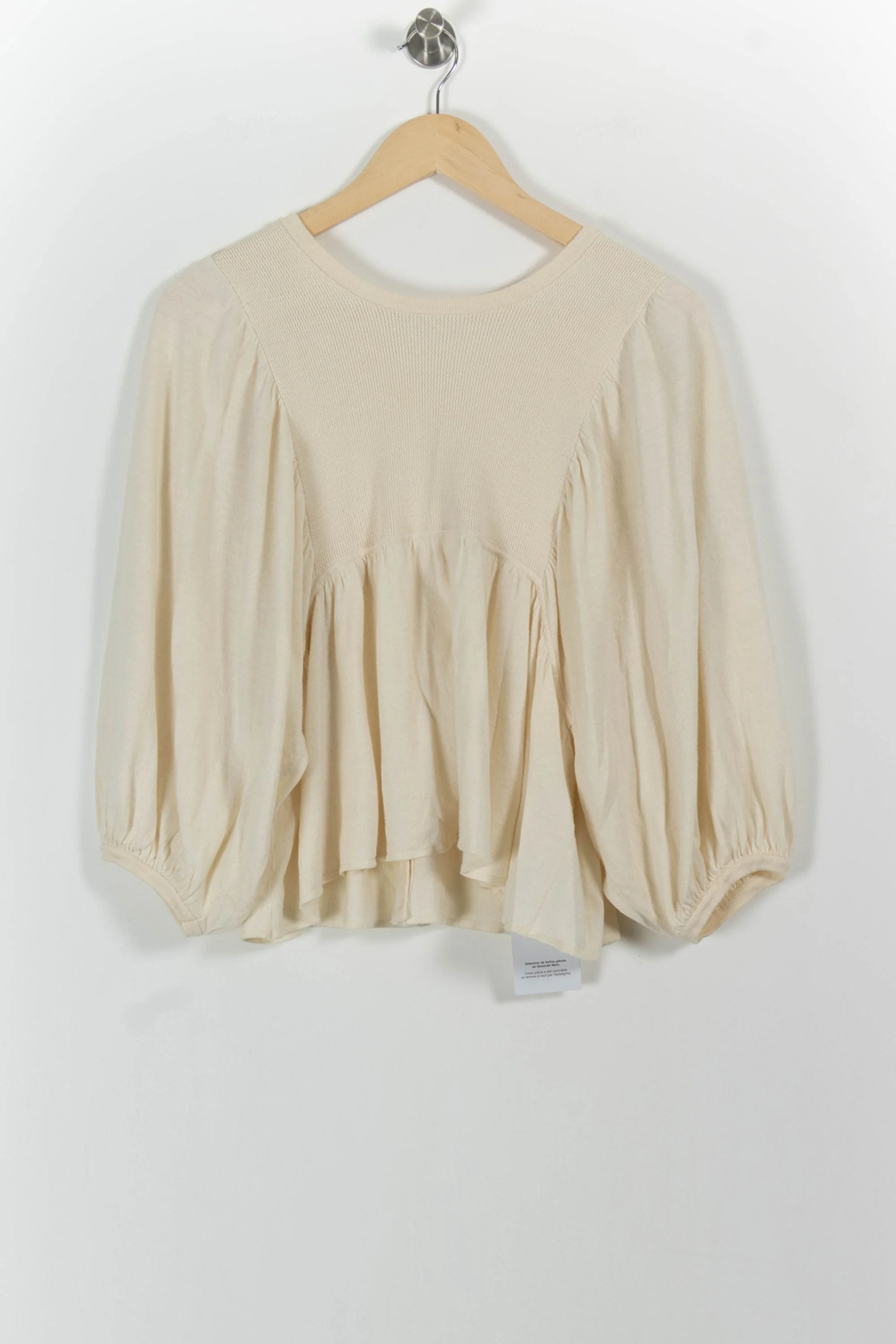 Blouse Beige - Taille M/38 - Image 2