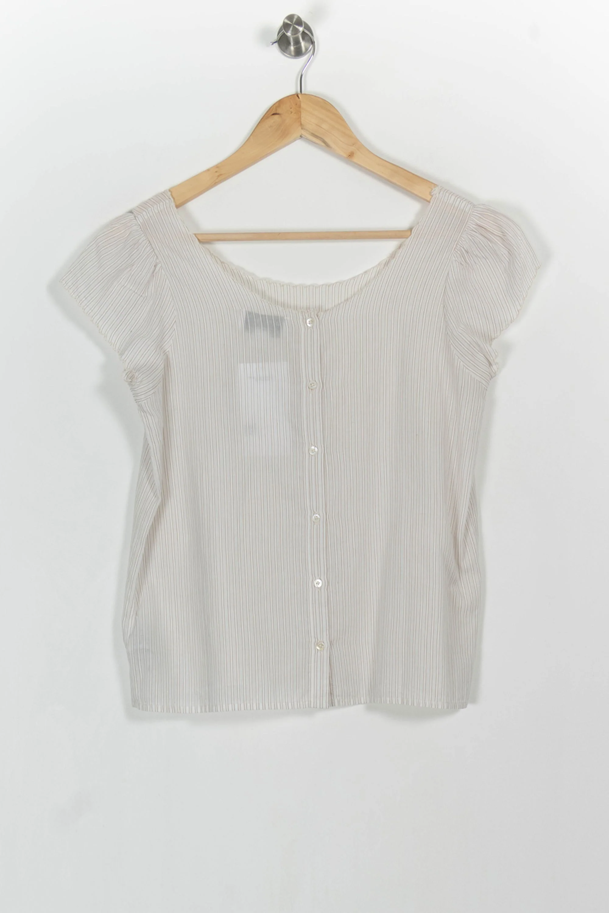 Blouse Beige - Taille S/36 - Image 4