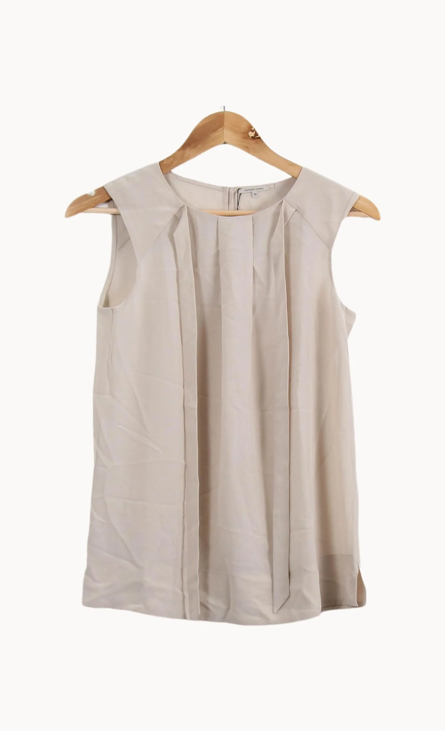 Blouse Beige - Taille S/36 - Image 2