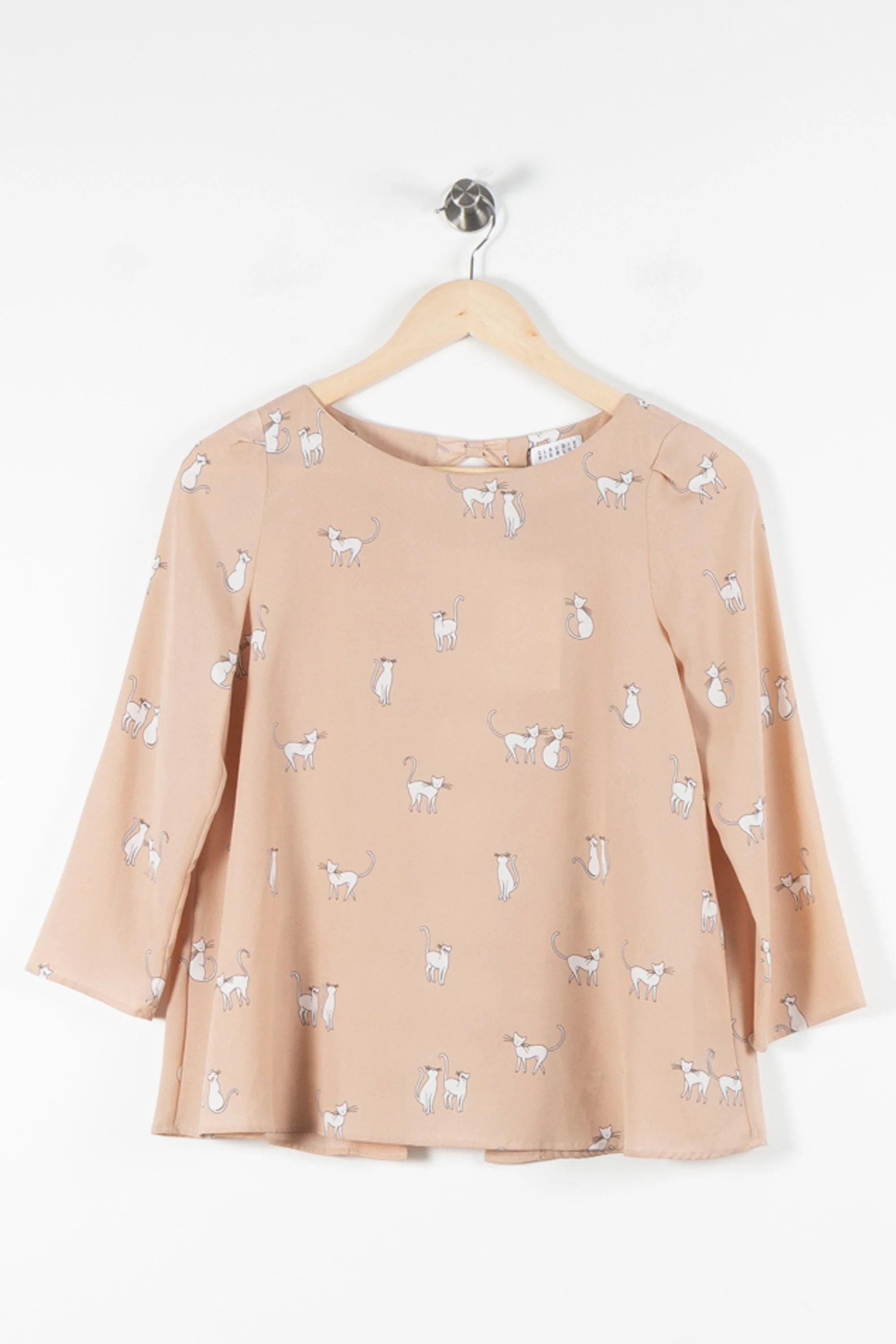 Blouse Beige - Taille S/36 - Image 2