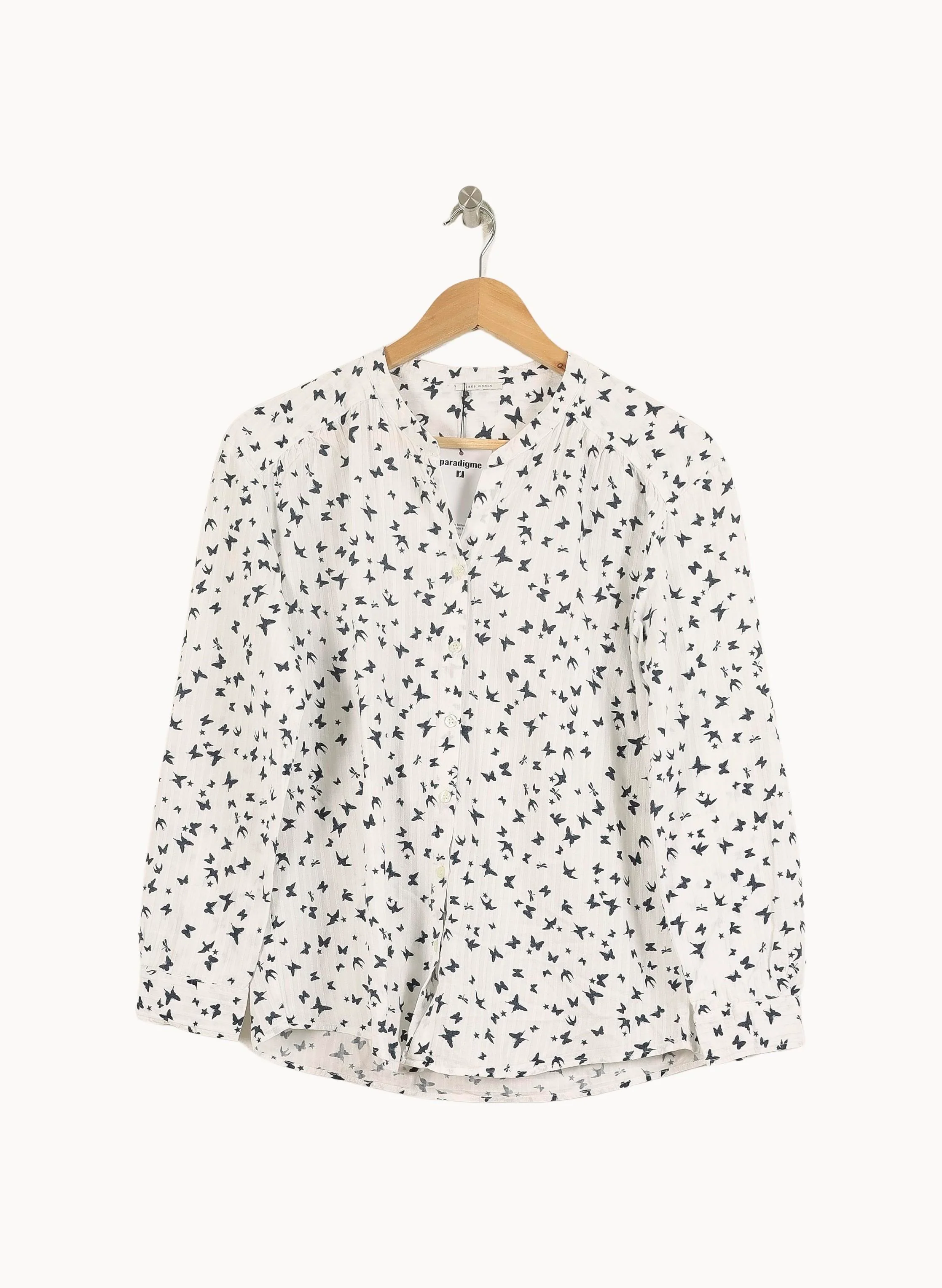 Blouse Blanche et Noire - Taille M/38 - Image 2
