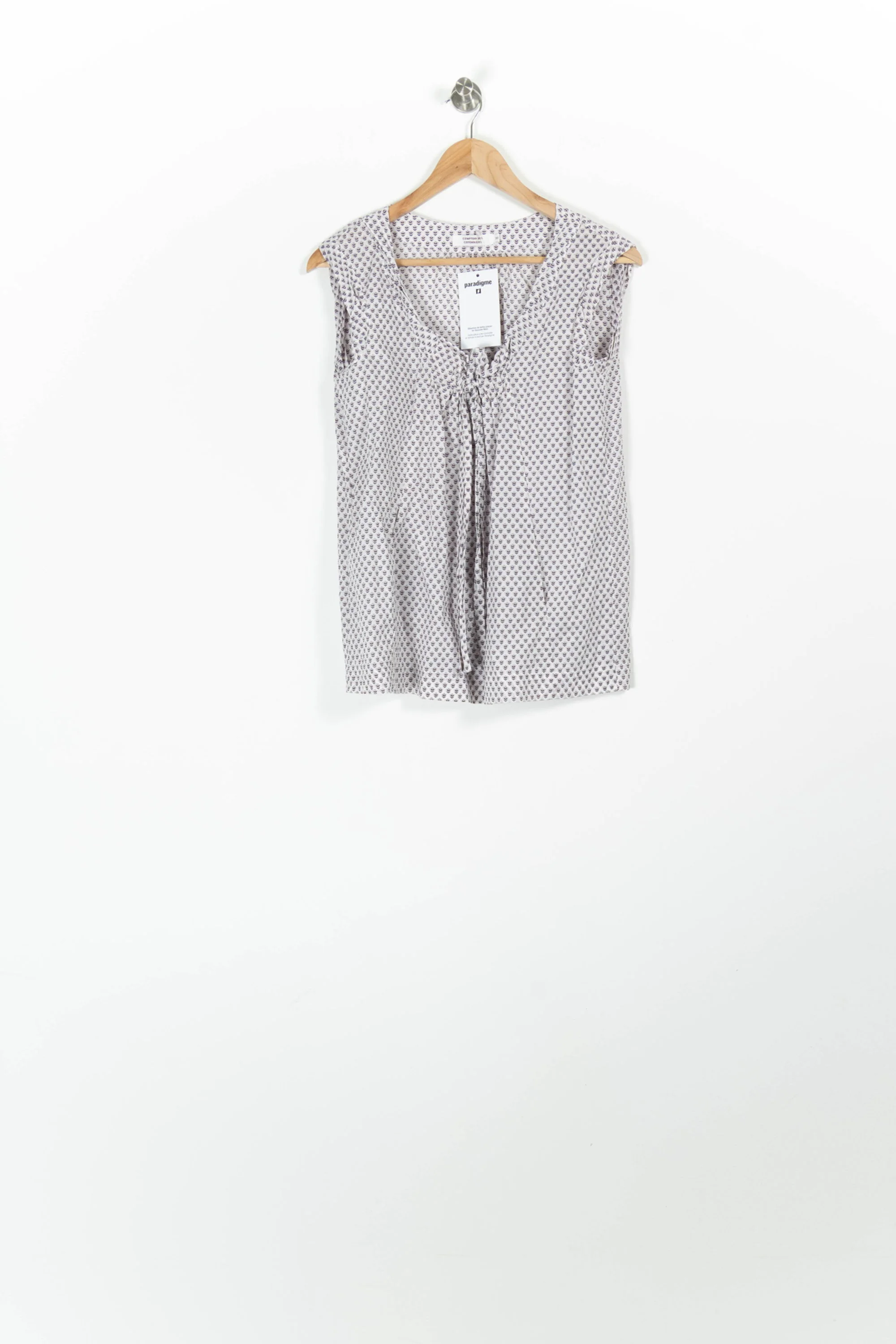 Blouse Blanche et Noire - Taille M/38 - Image 2