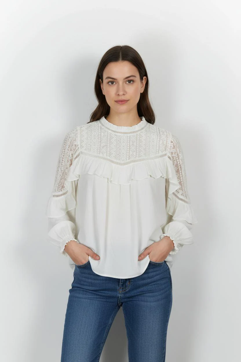 Blouse Blanche - Taille L/40