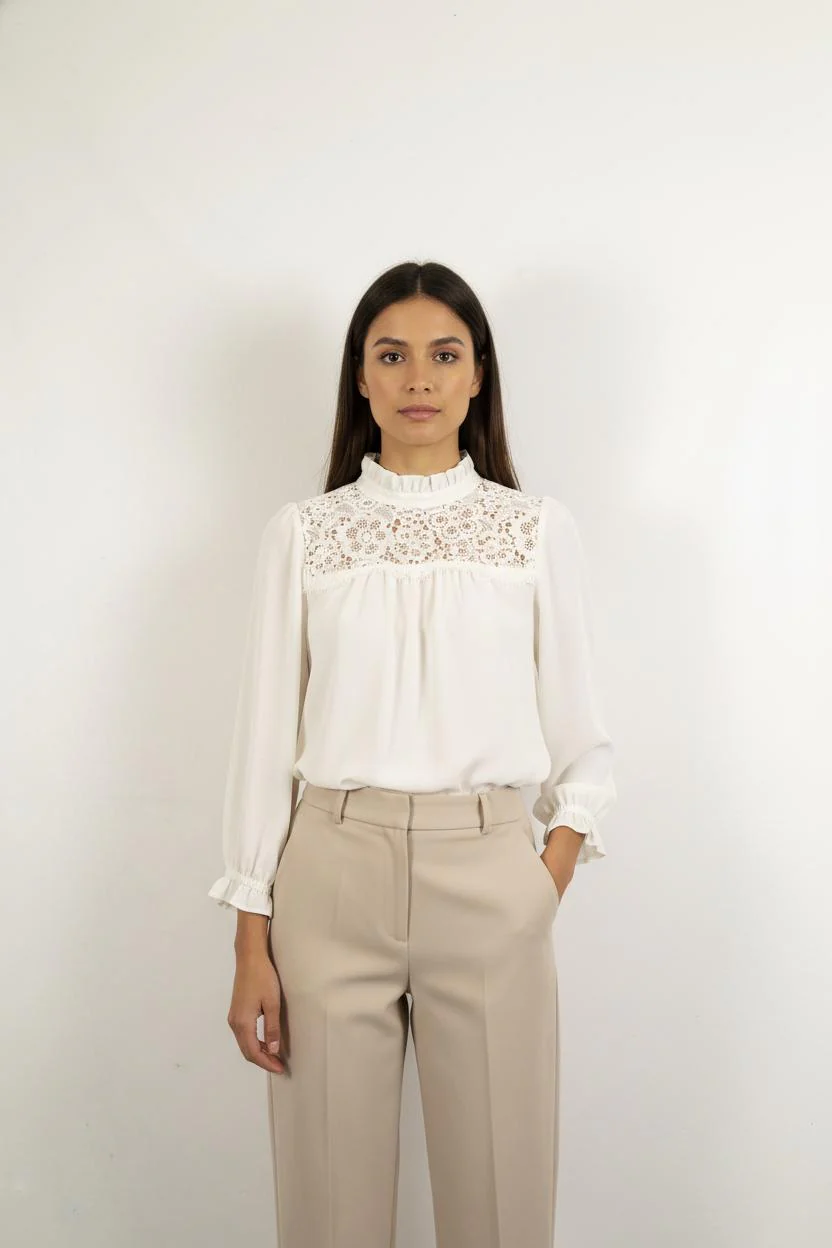 Blouse Blanche - Taille S/36