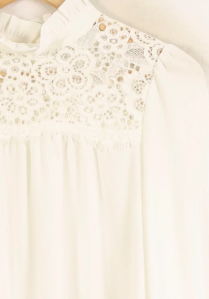 Blouse Blanche - Taille S/36 - Image 3