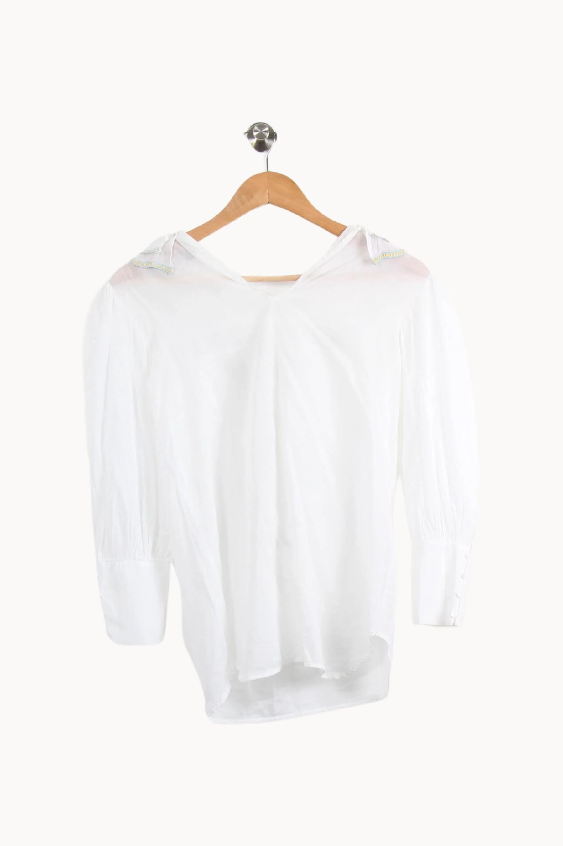 Blouse Blanche - Taille S/36 - Image 4
