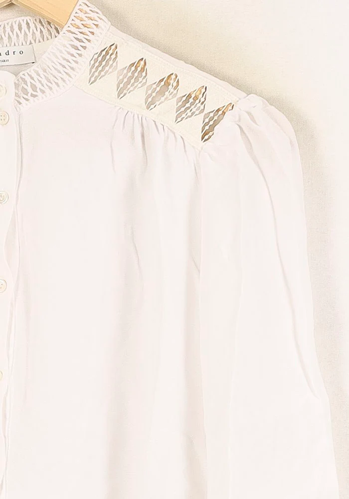 Blouse Blanche - Taille S/36 - Image 3