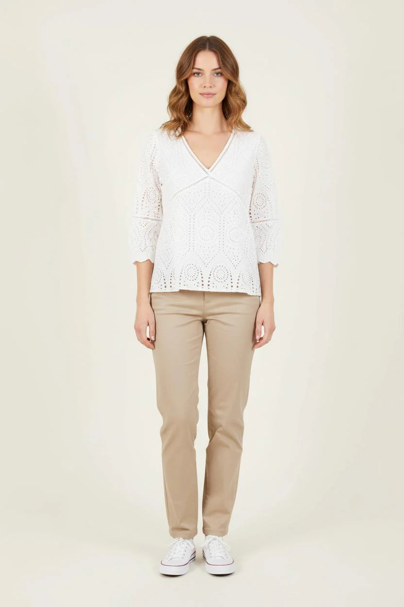 Blouse Blanche - Taille S/36