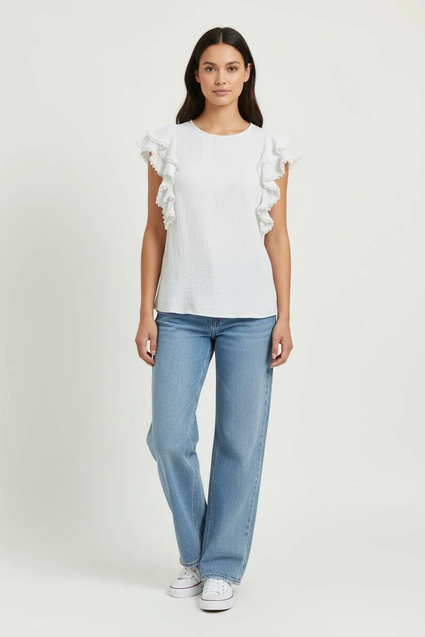 Blouse Blanche - Taille S/36