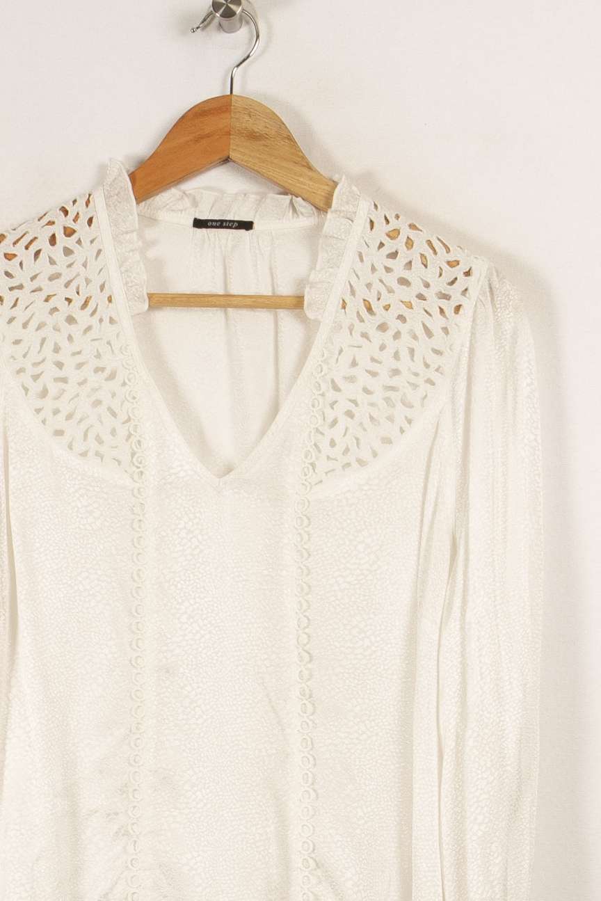 Blouse blanche - Taille XL/42 - Image 3
