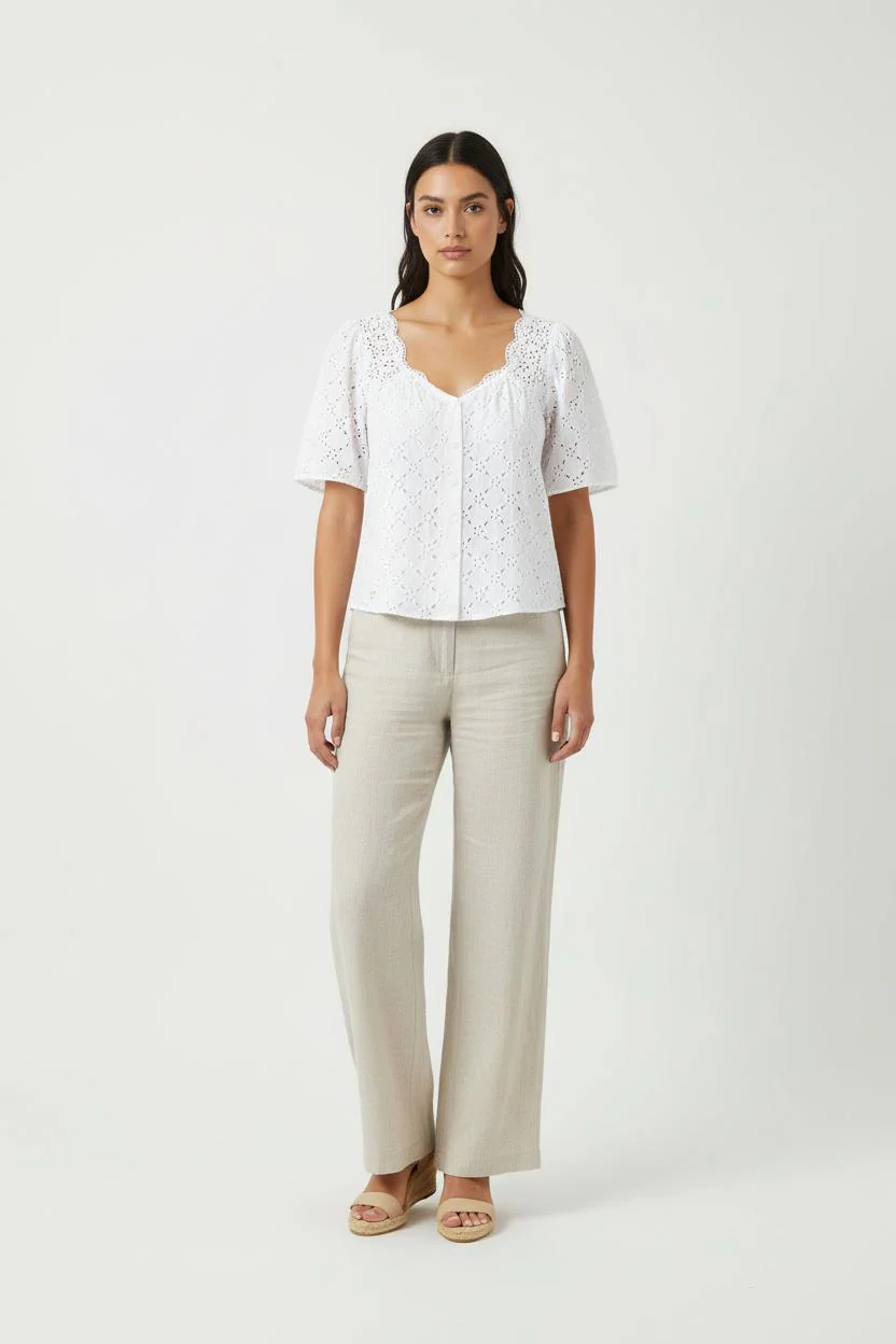 Blouse Blanche - Taille XS/34