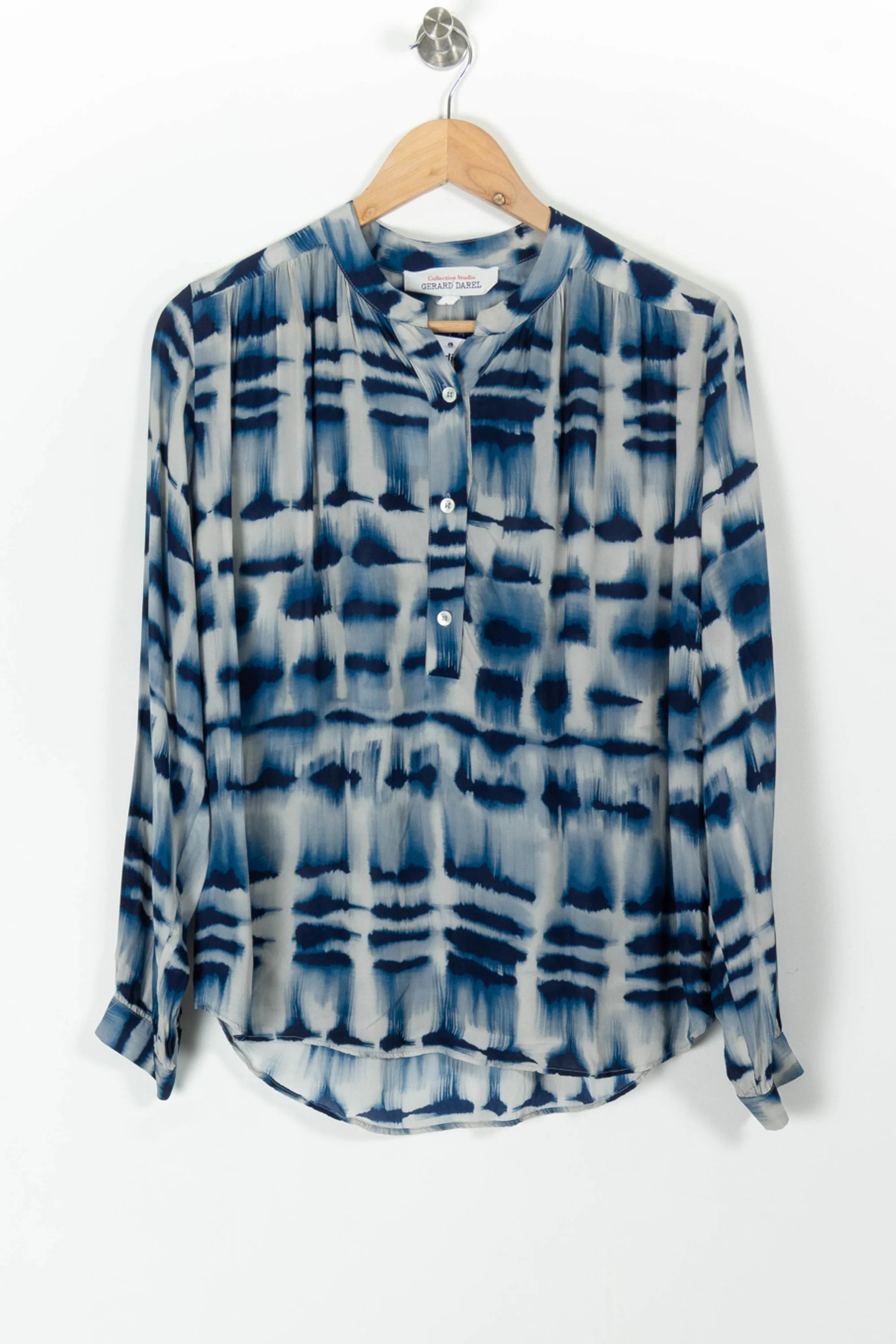 Blouse Bleu et Blanc - Taille M/38 - Image 2