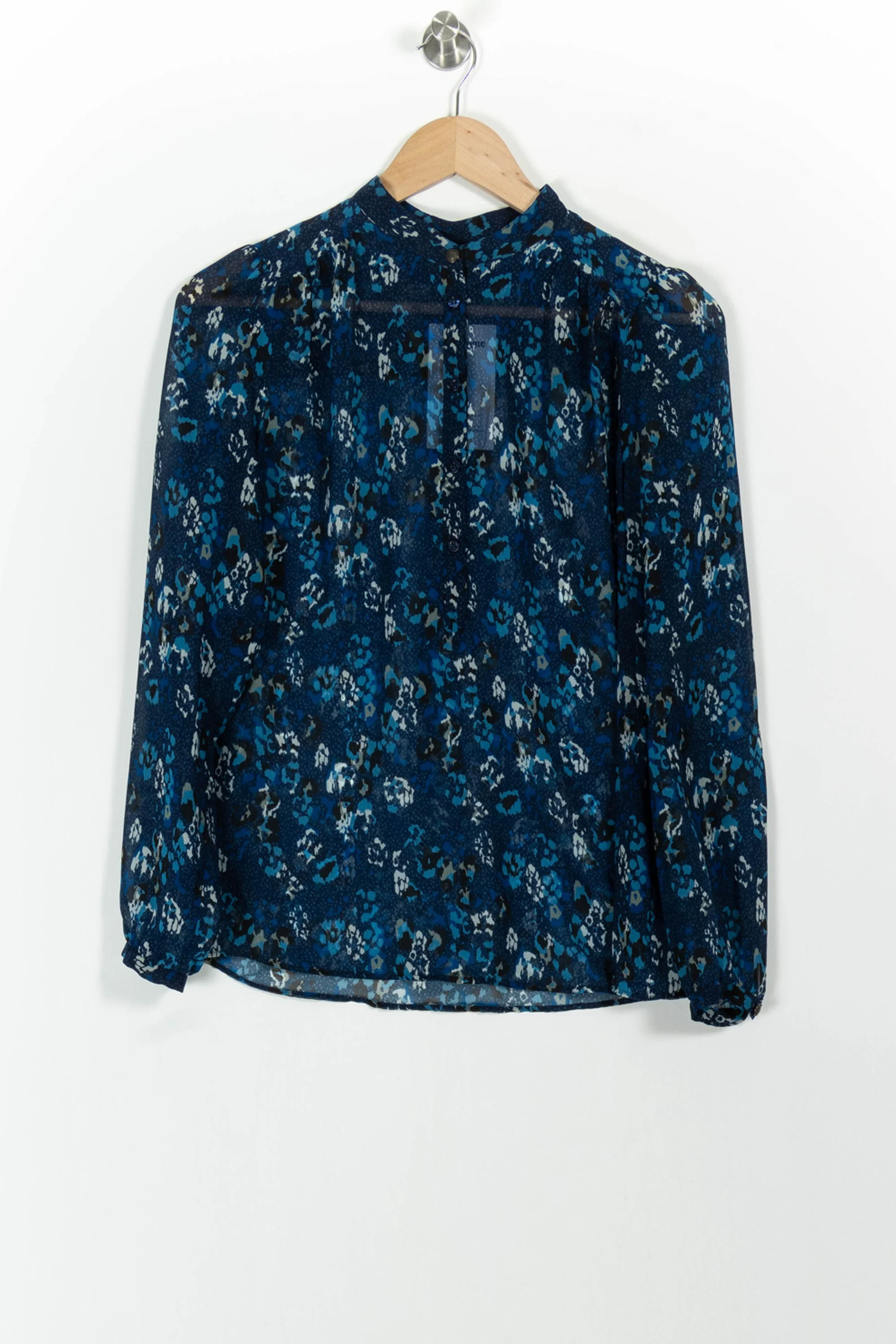 Blouse Bleu et Noir - Taille XS/34 - Image 2