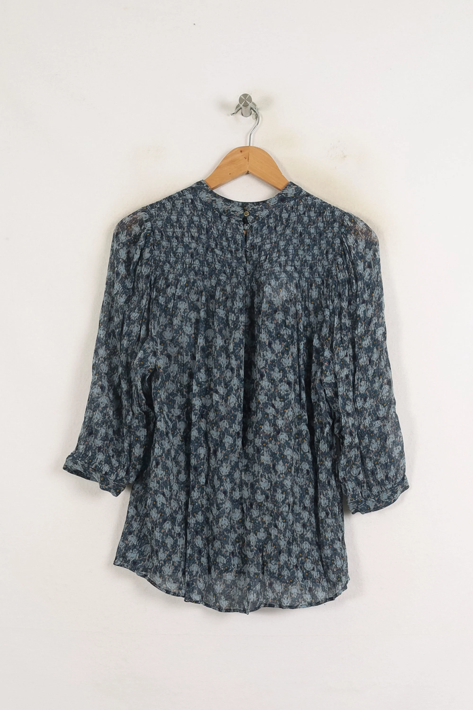 Blouse Bleu - Taille L/40 - Image 2