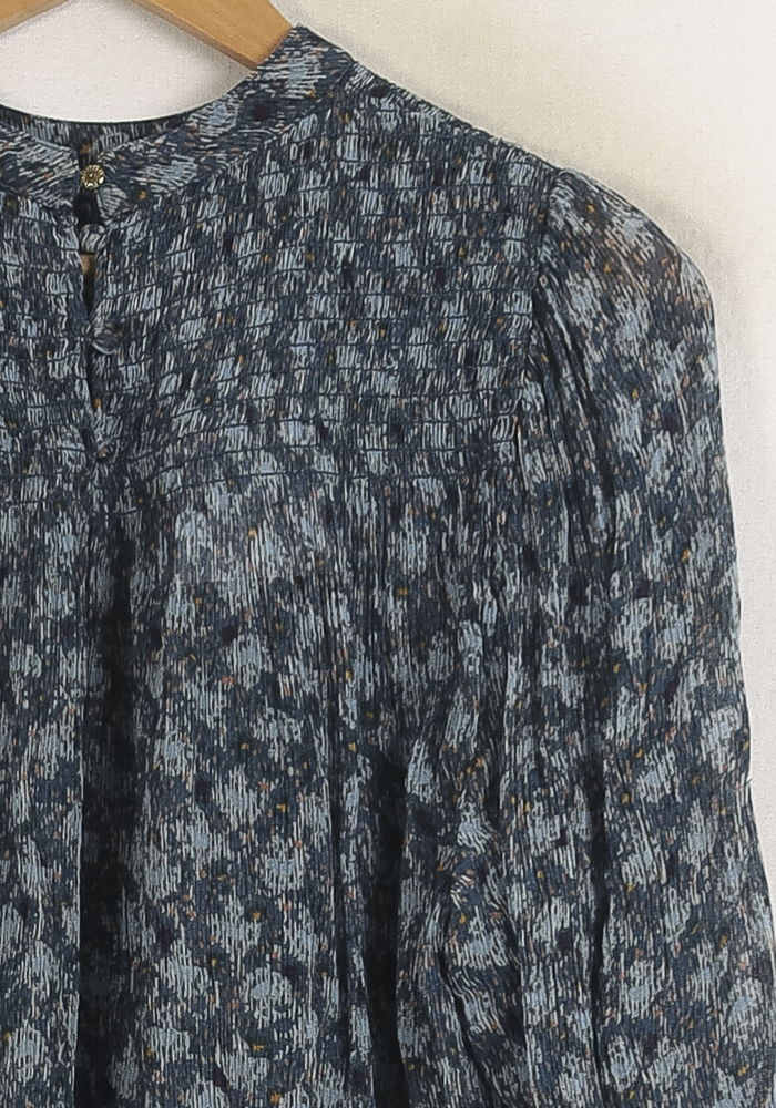 Blouse Bleu - Taille L/40 - Image 3