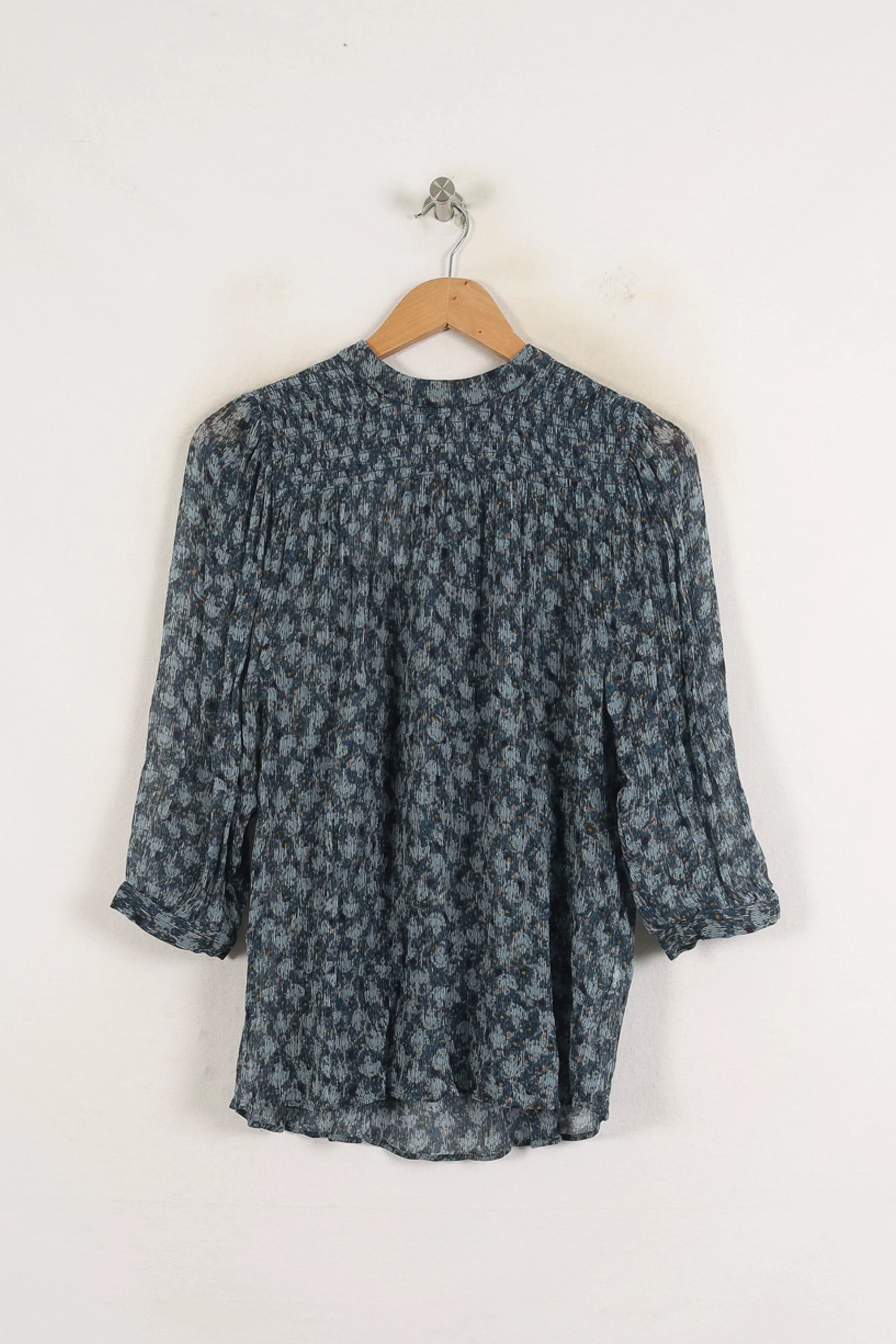 Blouse Bleu - Taille L/40 - Image 4