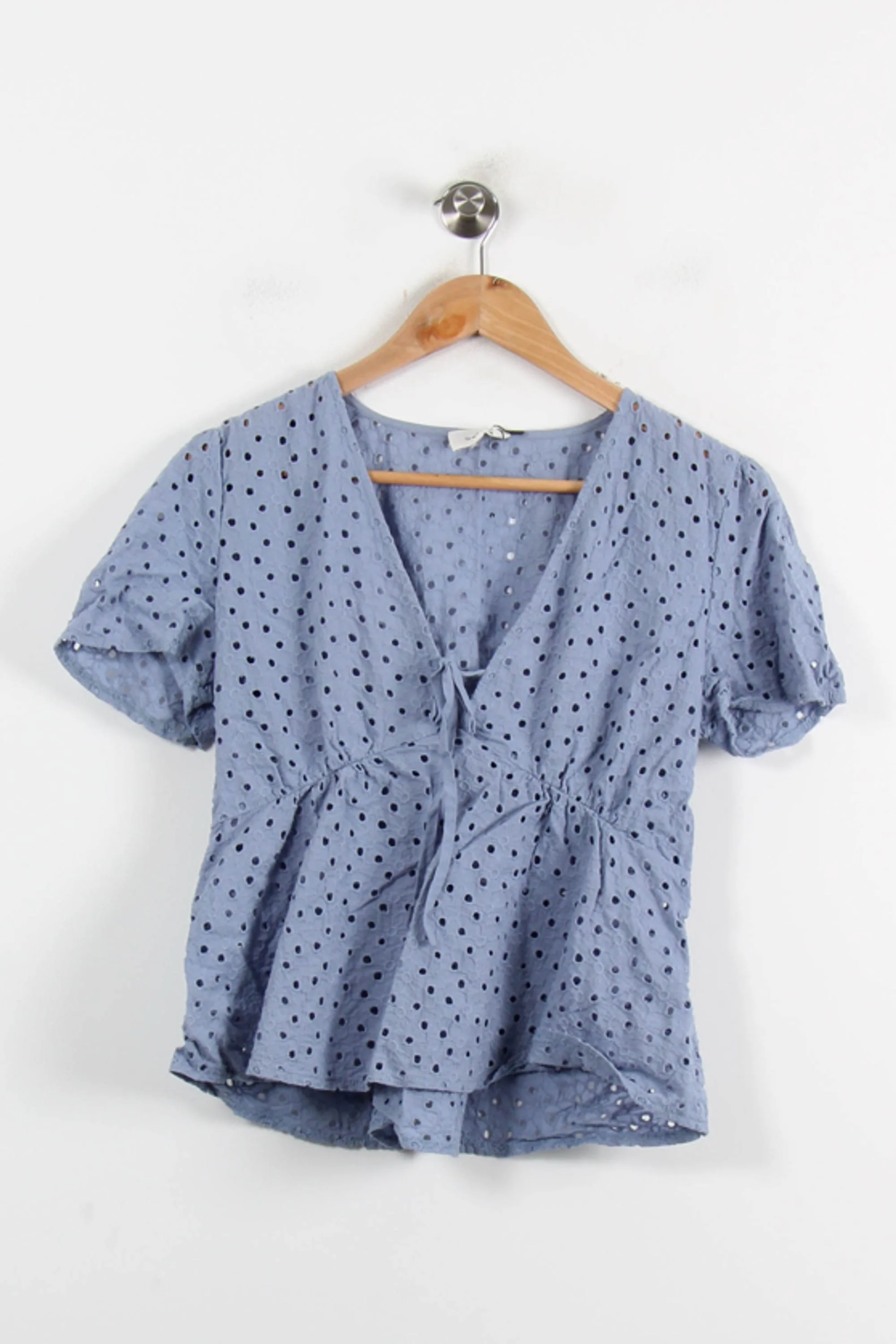 Blouse Bleu - Taille L/40 - Image 2