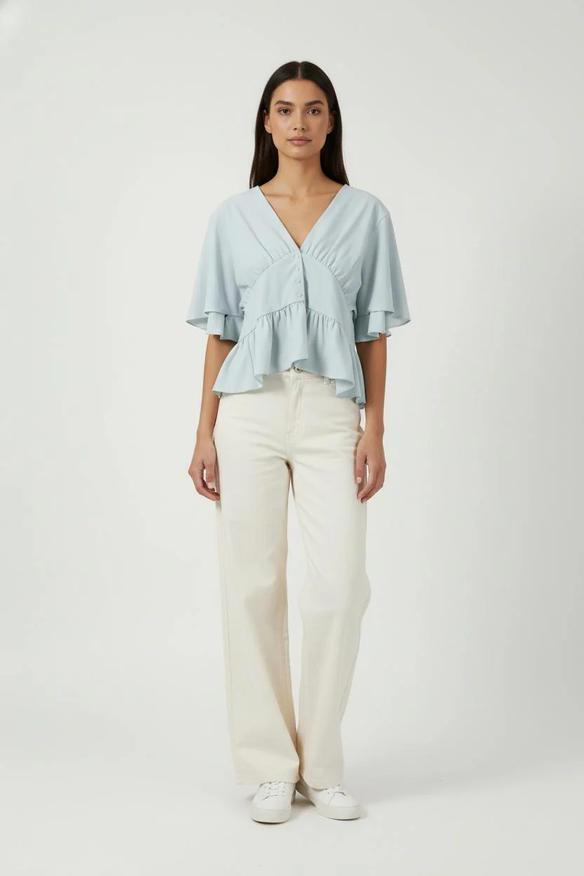 Blouse Bleu - Taille L/40