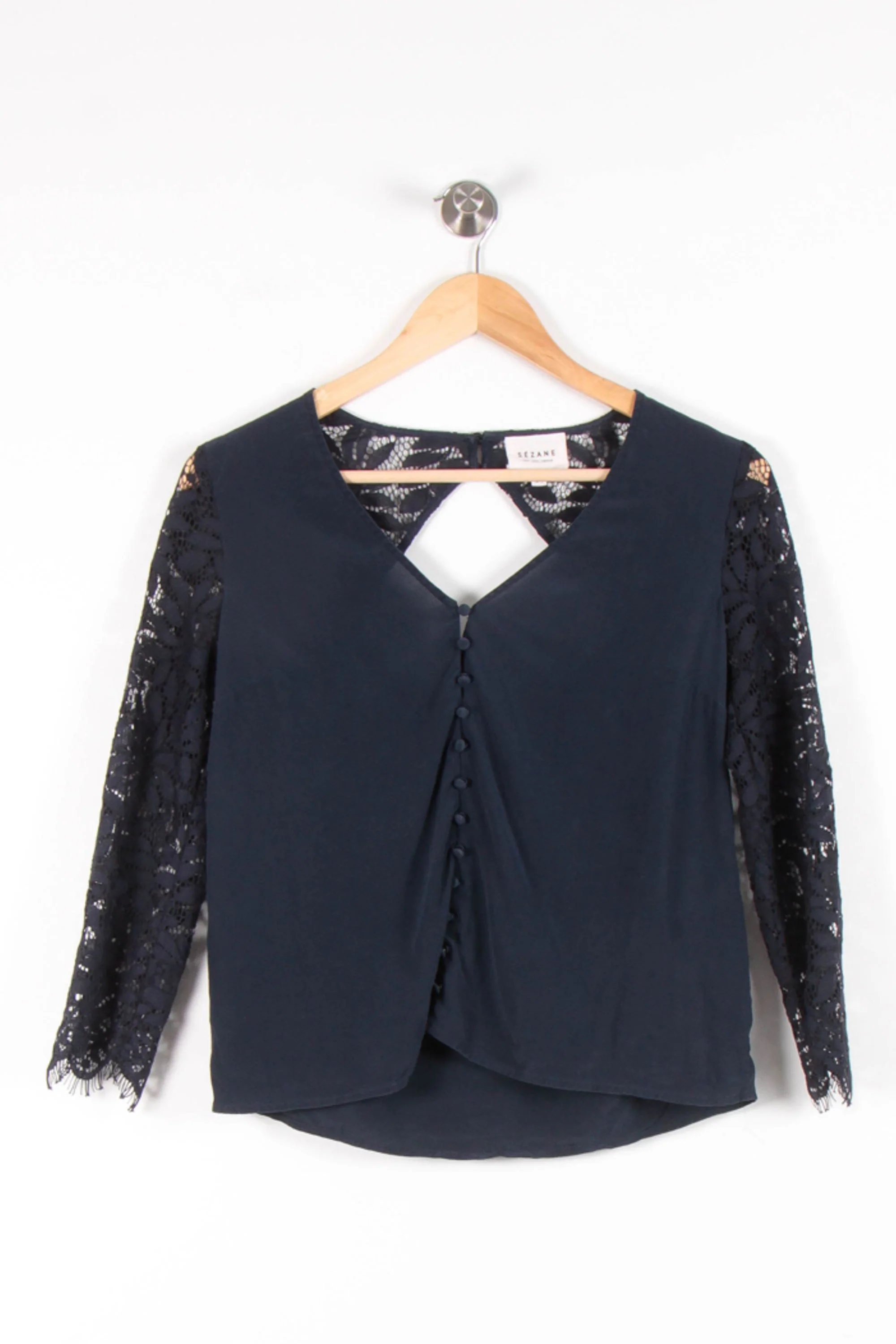 Blouse Bleu - Taille XS/34 - Image 2