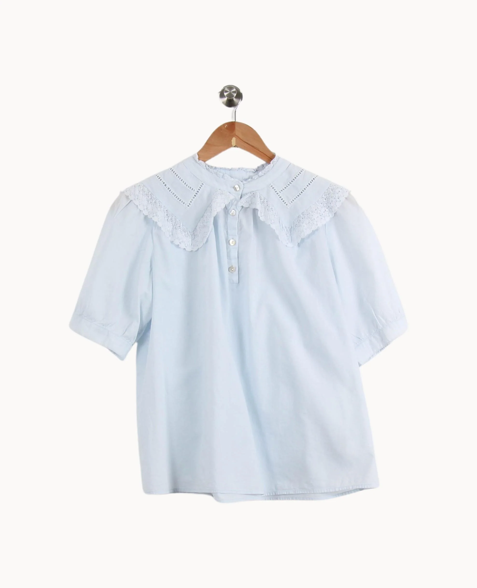 Blouse bleue clair - Taille XS/34 - Image 2