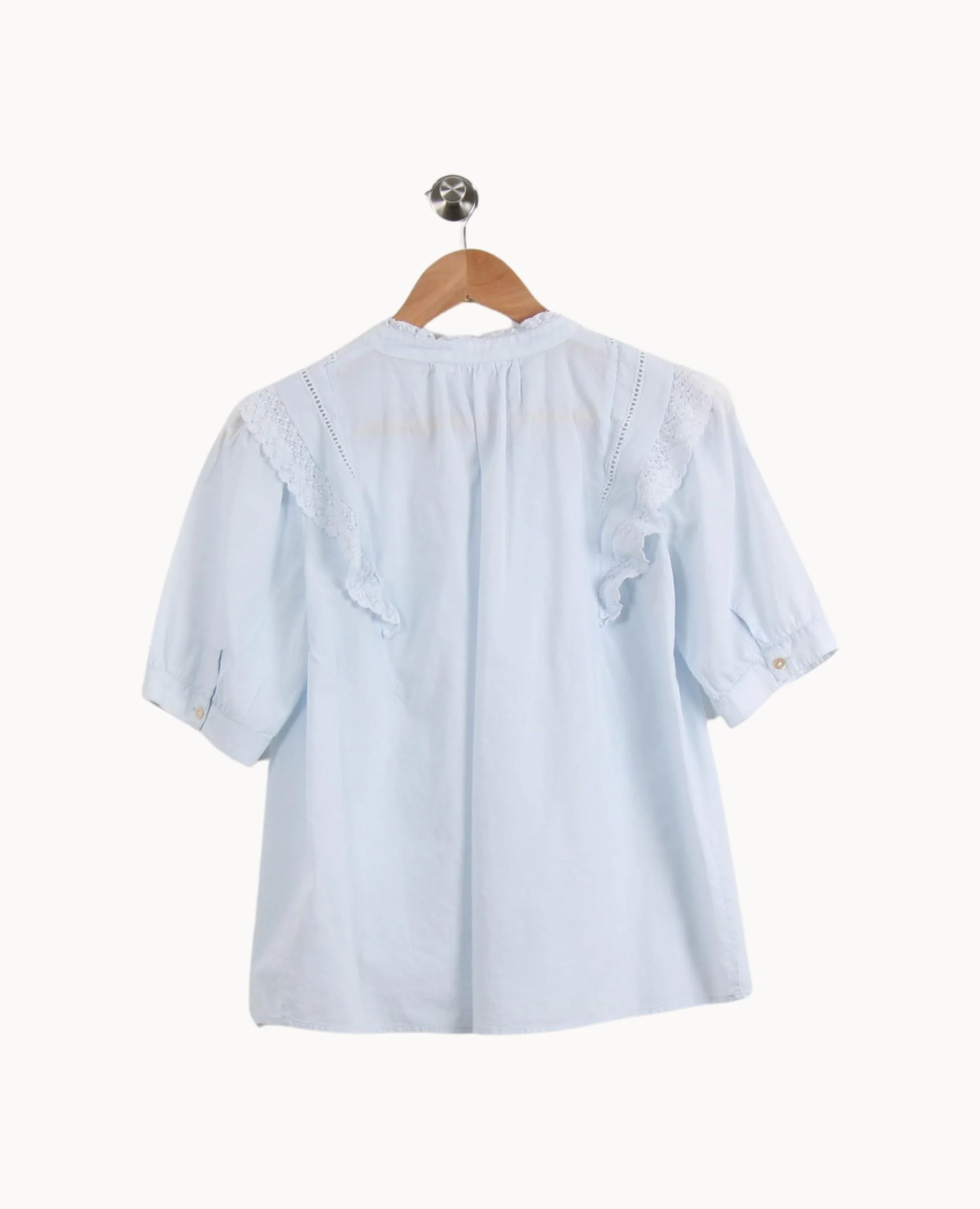 Blouse bleue clair - Taille XS/34 - Image 4