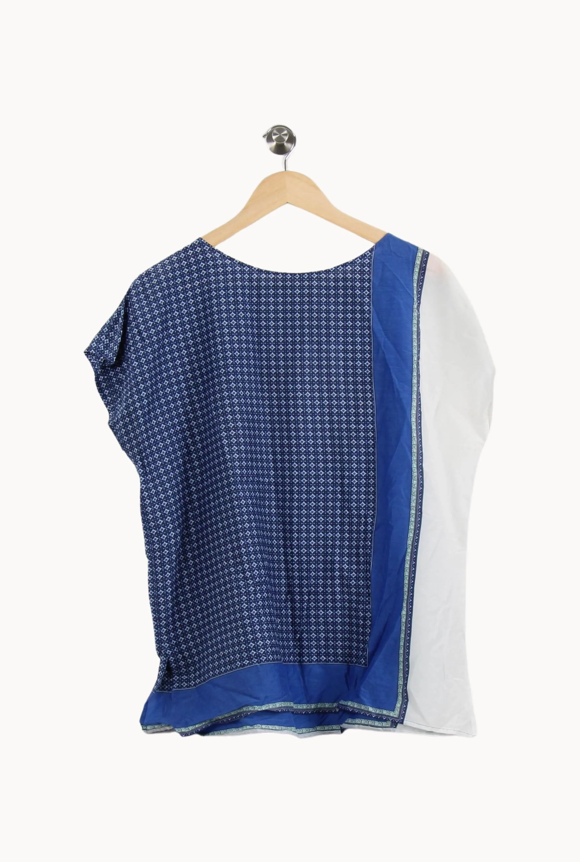Blouse Bleue et Blanche - Taille XXXL/46 - Image 2