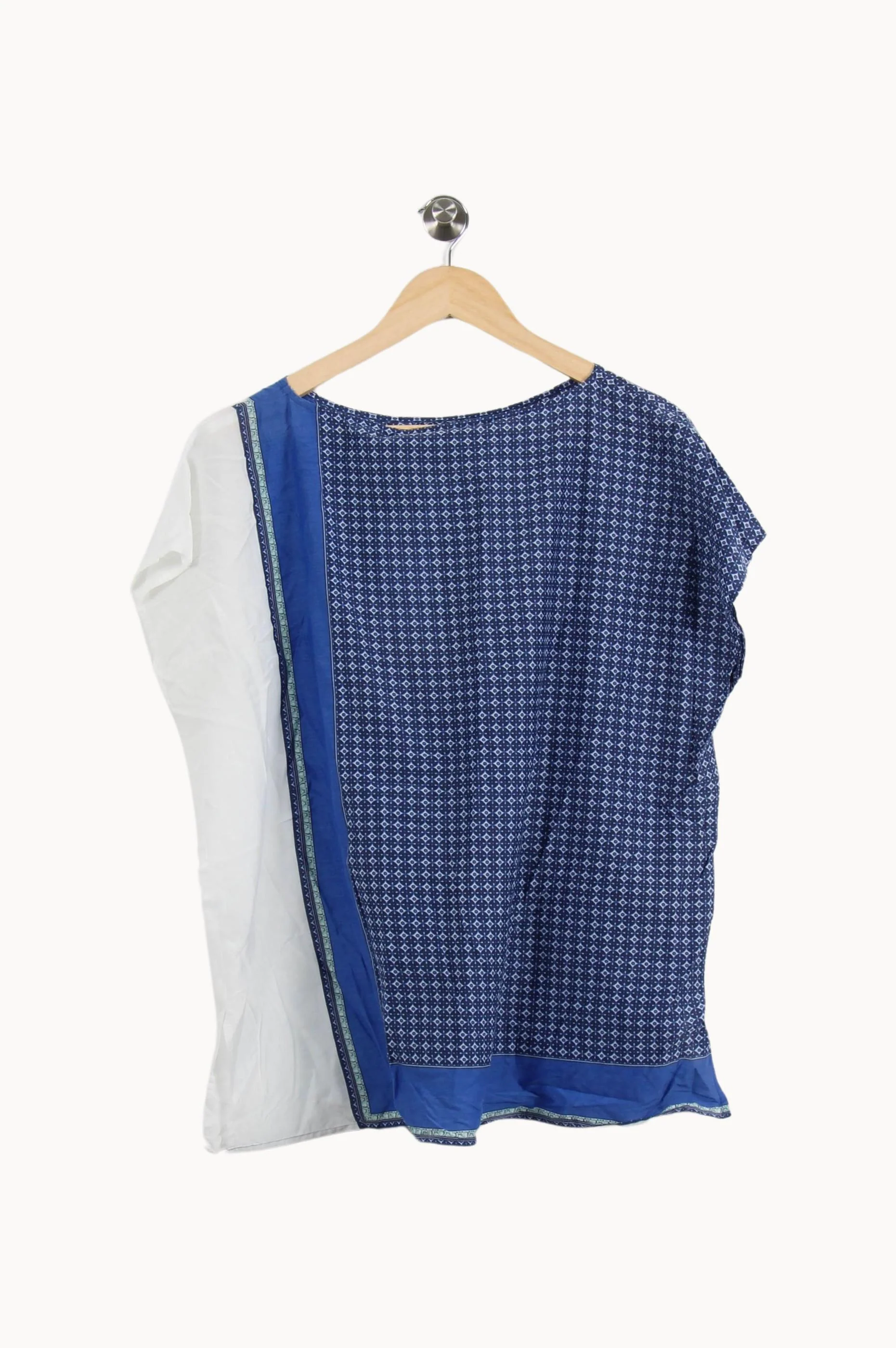 Blouse Bleue et Blanche - Taille XXXL/46 - Image 4