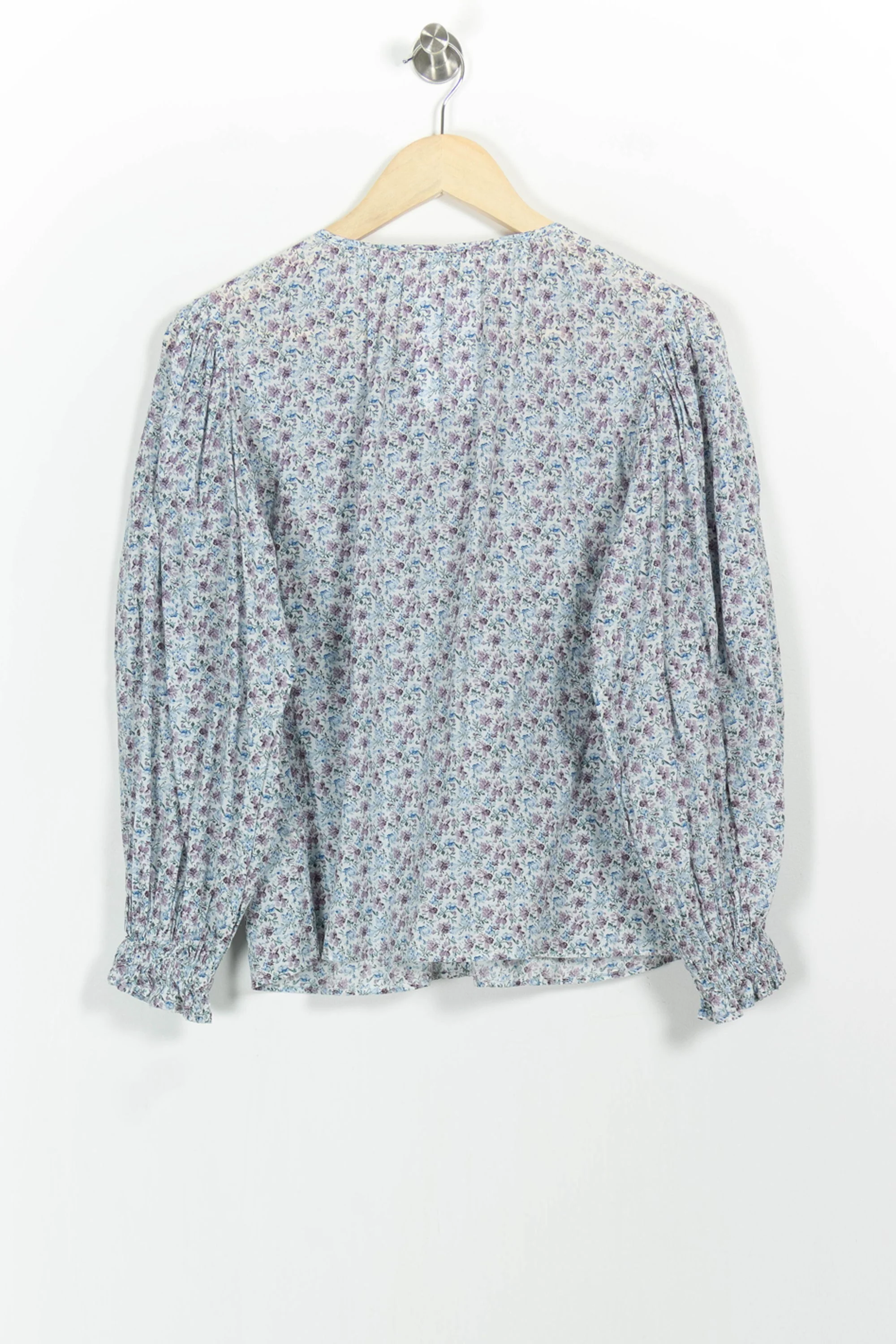 Blouse Bleue et Violette - Taille XS/34 - Image 4