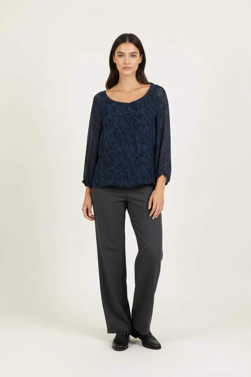 Blouse Bleue - Taille L/40
