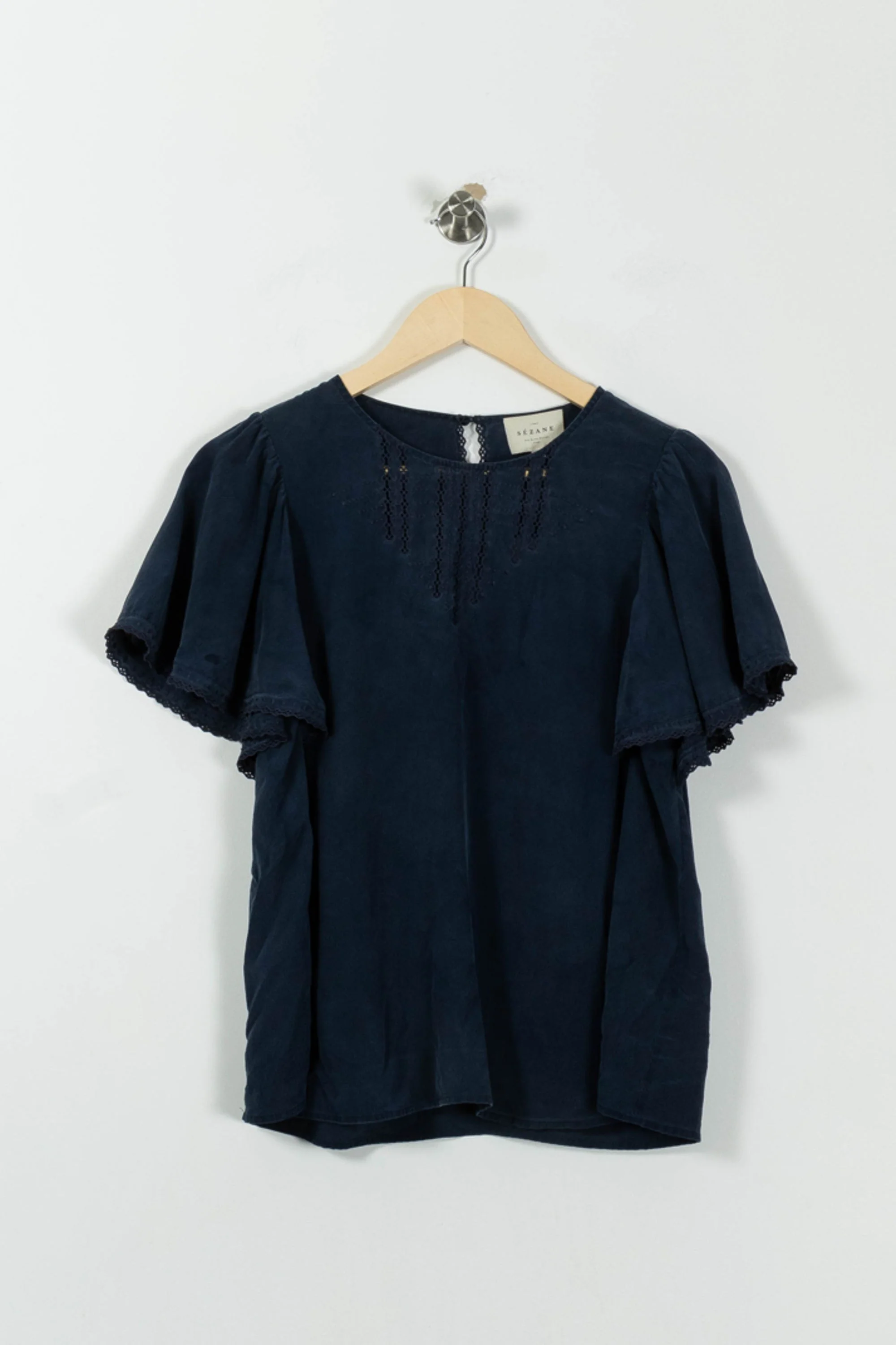 Blouse Bleue - Taille M/38 - Image 2