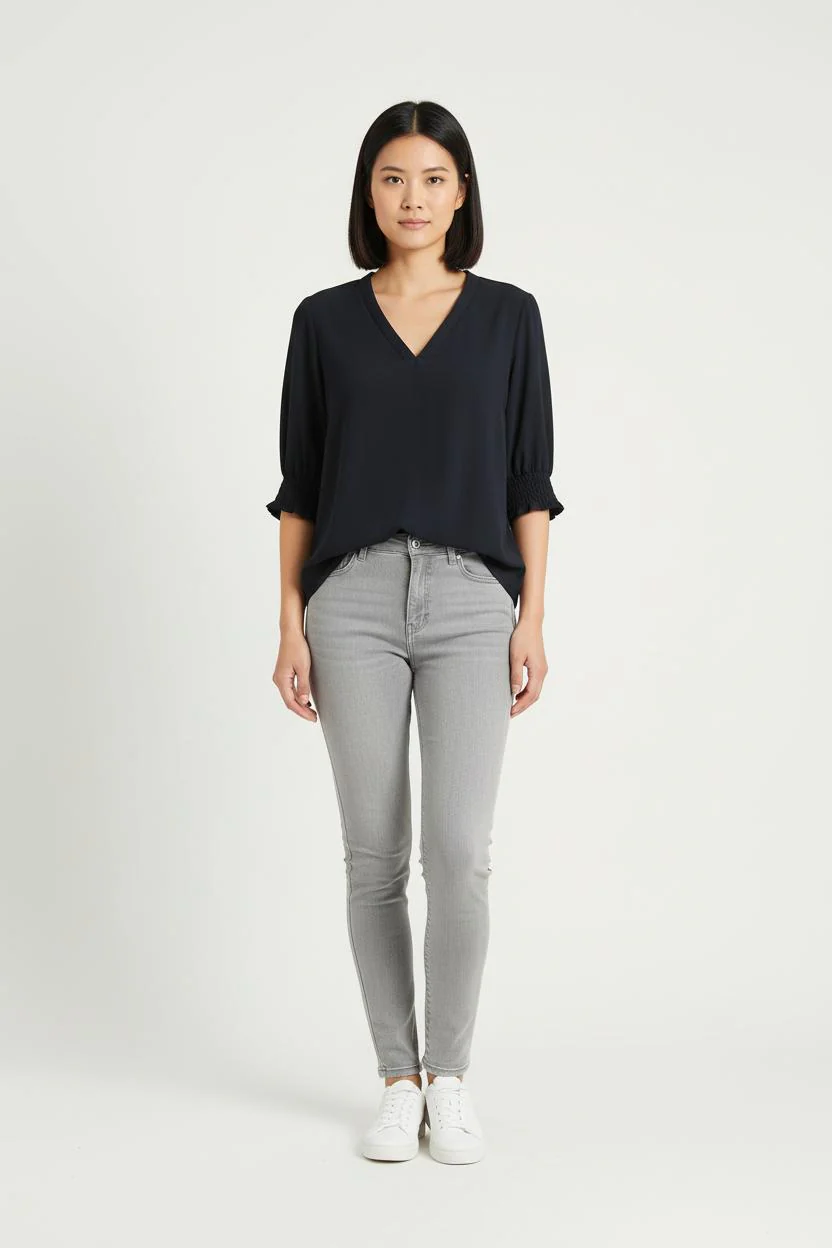 Blouse Bleue - Taille S/36