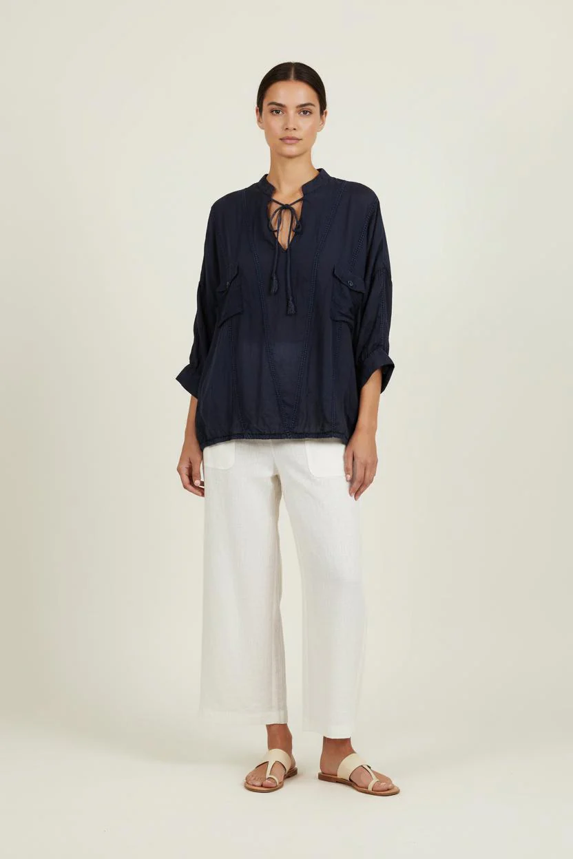 Blouse Bleue - Taille XS/34