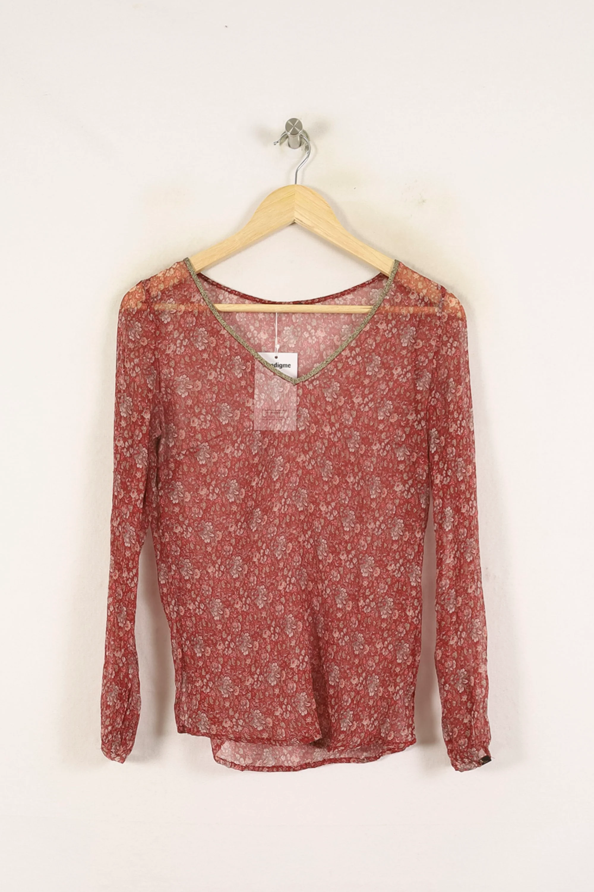 Blouse Bordeau - Taille S/36 - Image 2