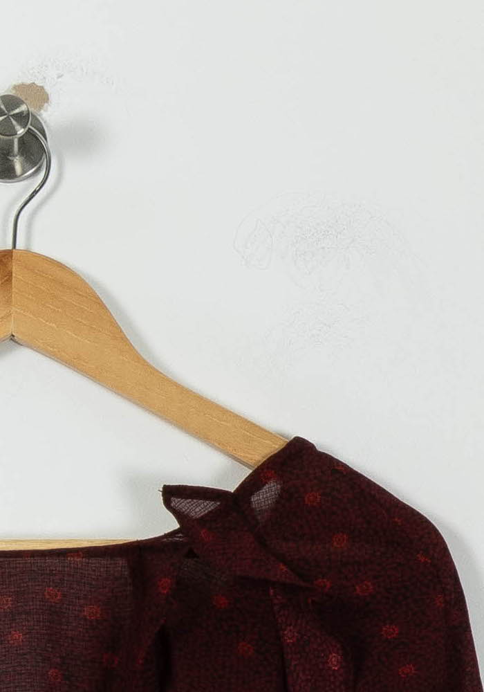 Blouse Bordeaux - Taille L/40 - Image 3