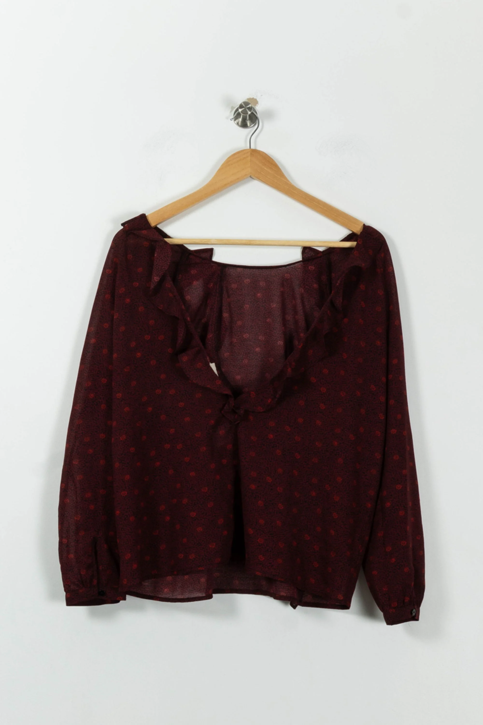 Blouse Bordeaux - Taille L/40 - Image 4