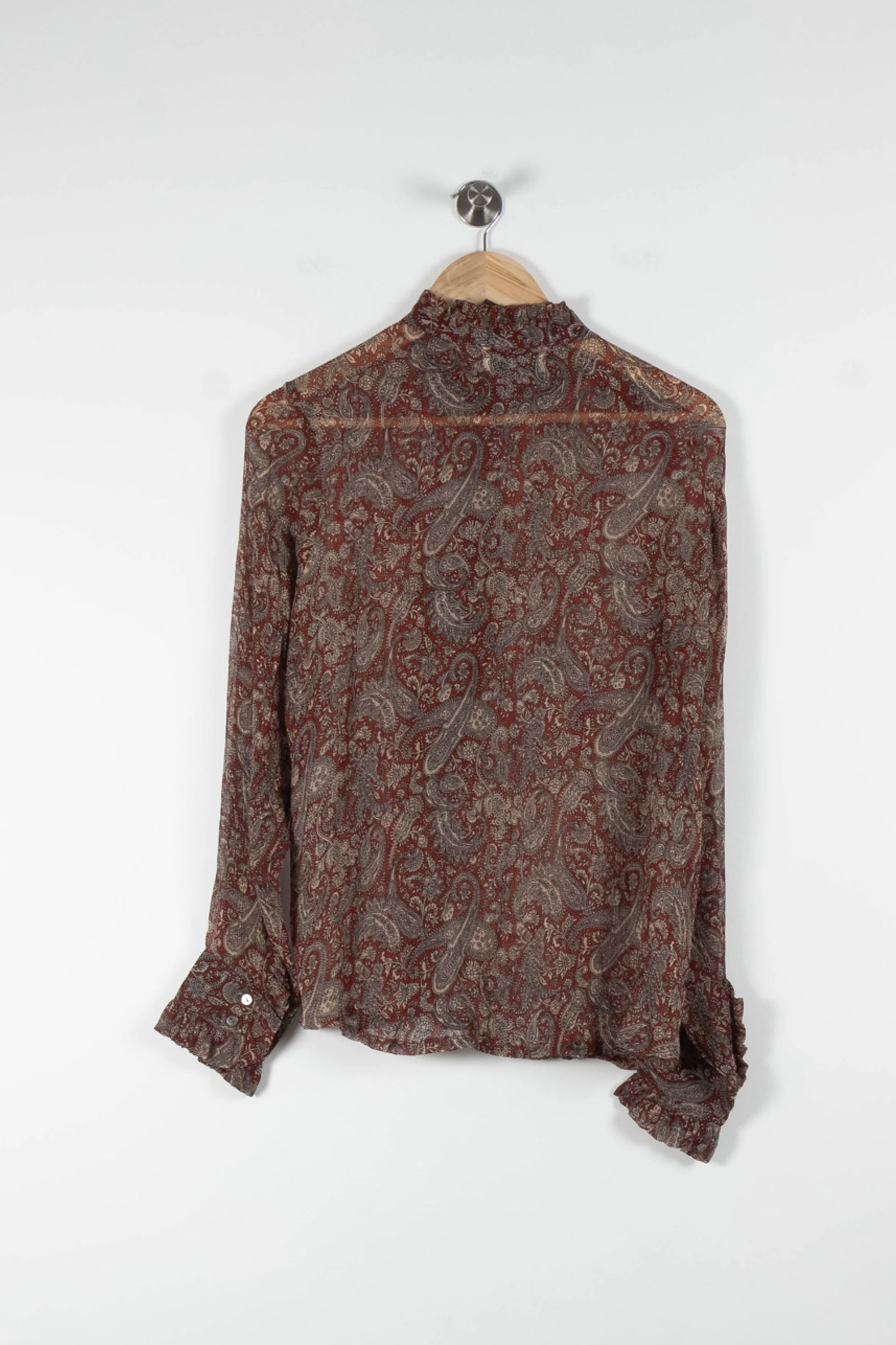 Blouse Bordeaux - Taille M/38 - Image 4