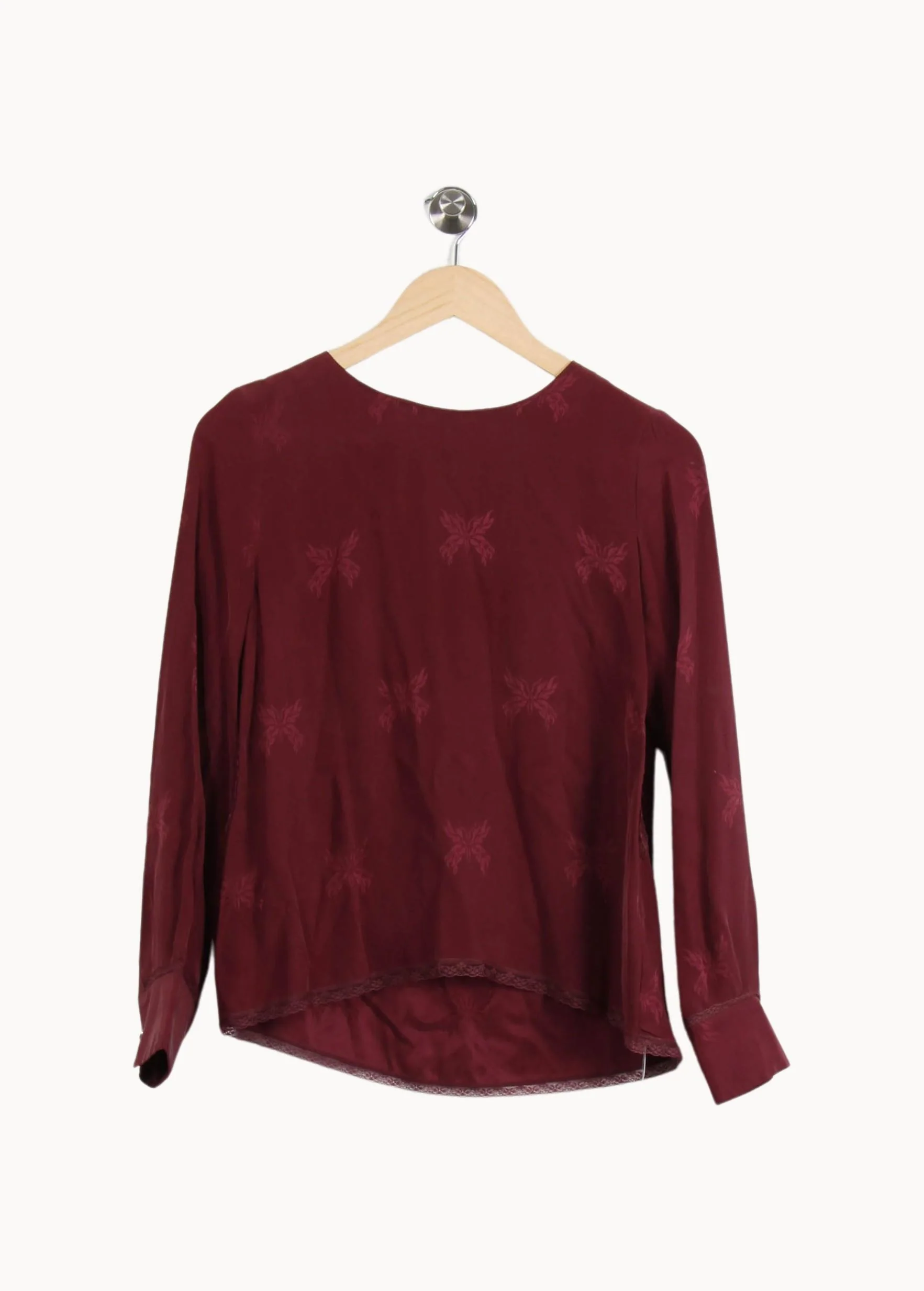 Blouse Bordeaux - Taille S/36 - Image 2