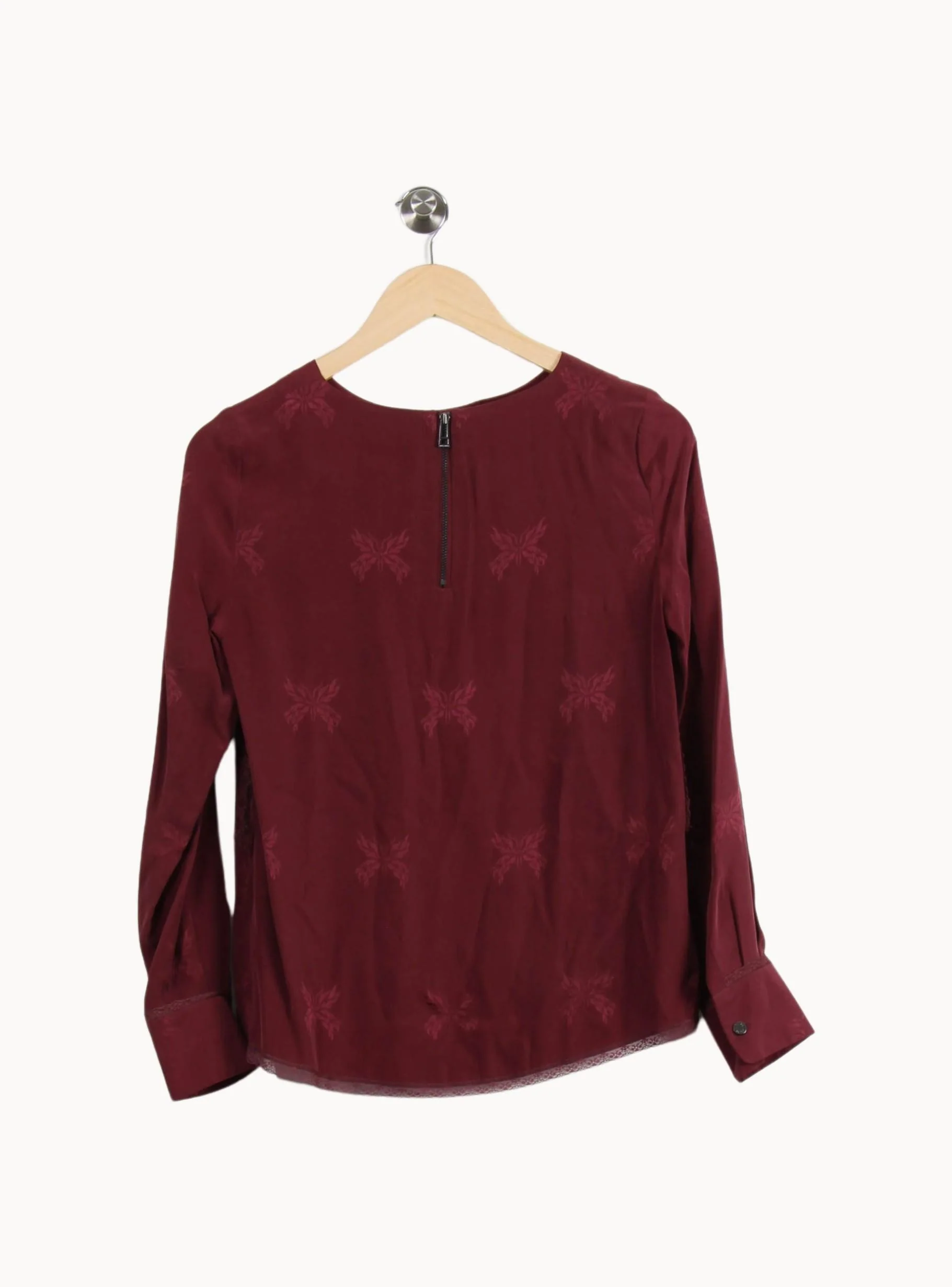 Blouse Bordeaux - Taille S/36 - Image 4
