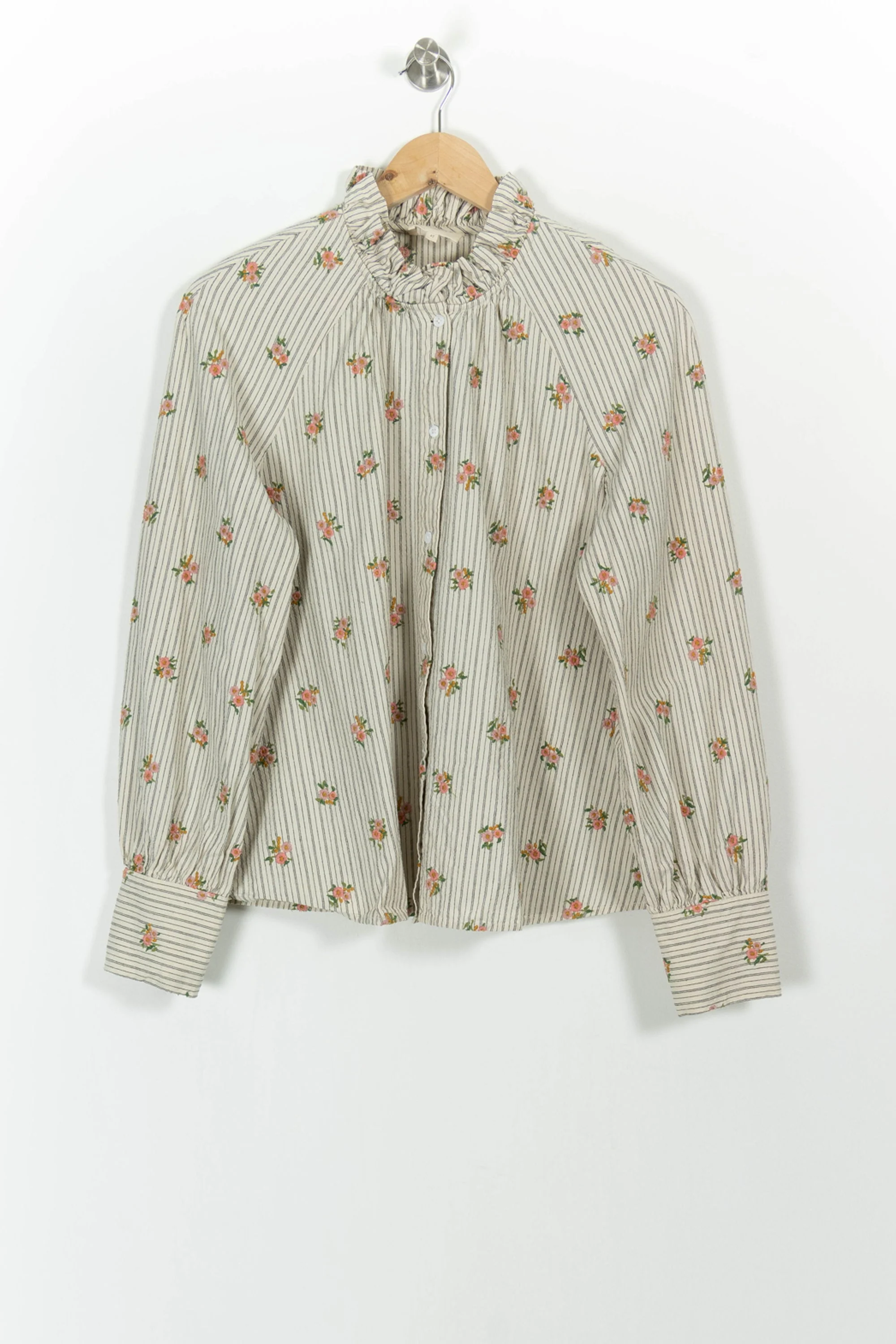 Blouse Écrue et Rose - Taille XL/42 - Image 2