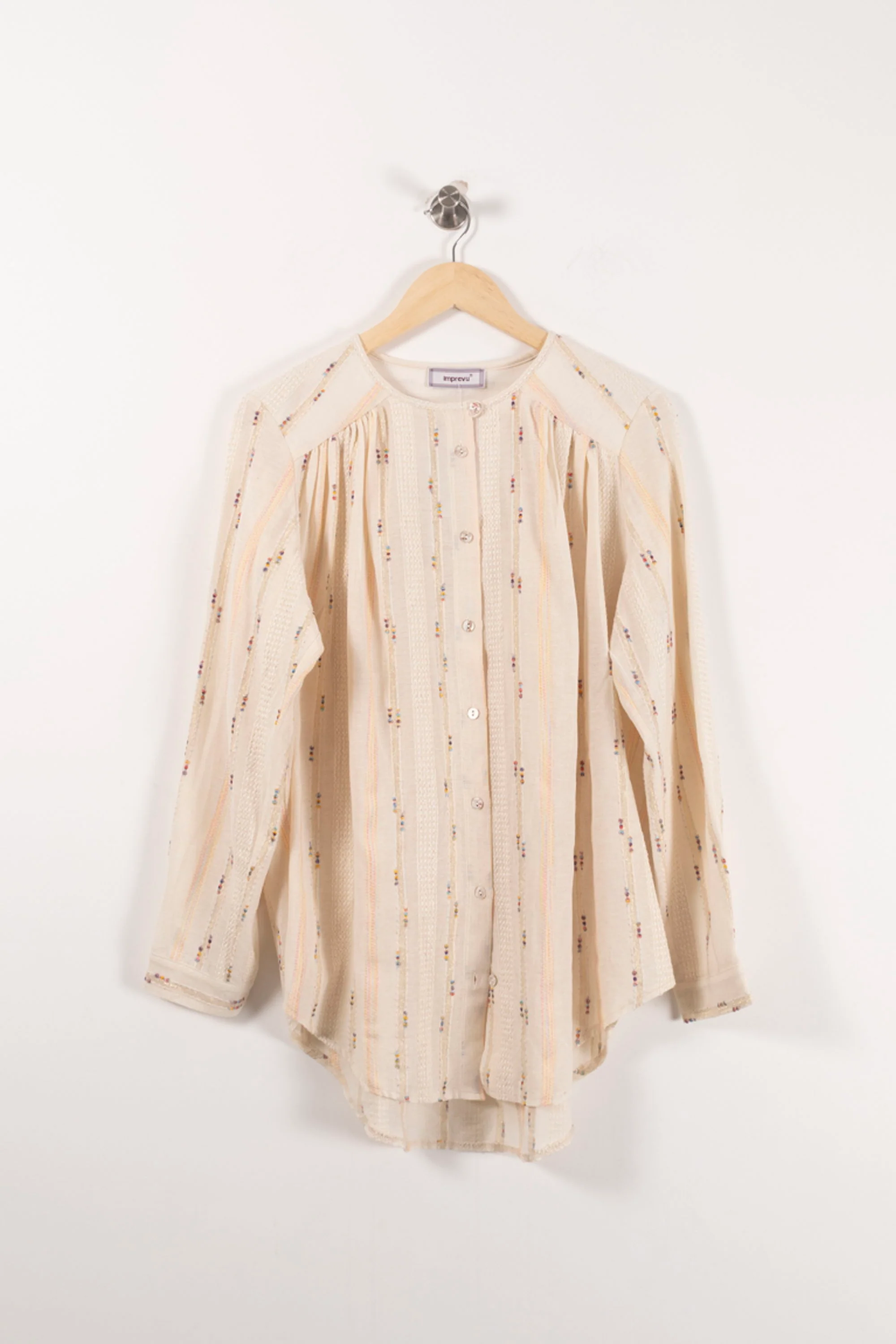 Blouse Écrue - Taille L/40 - Image 2